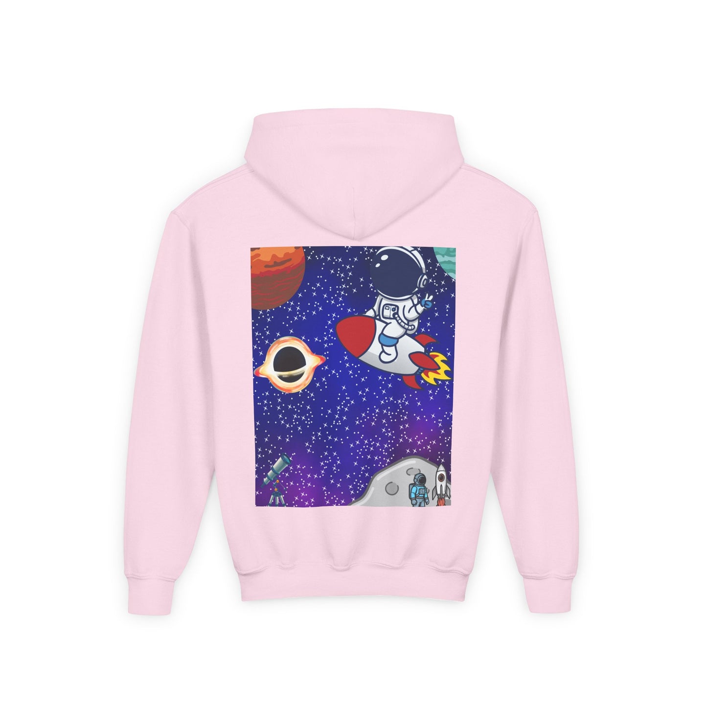 Kids Space Hoodie – Cute Astronaut Rocket Sweatshirt for Boys & Girls - Custom design