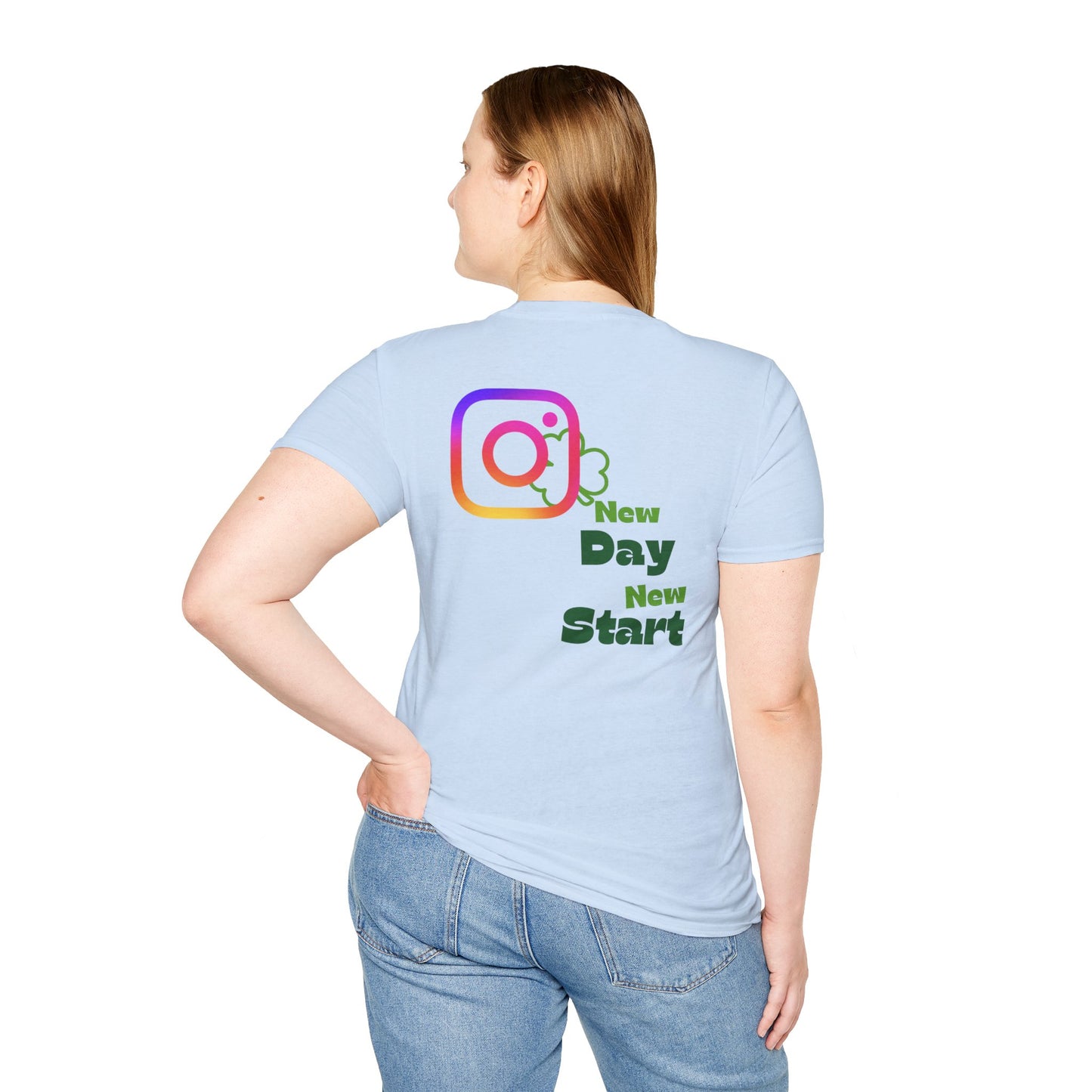 Instagram Queen T-Shirt — "Queen" Social Media Tee with Custom @handle