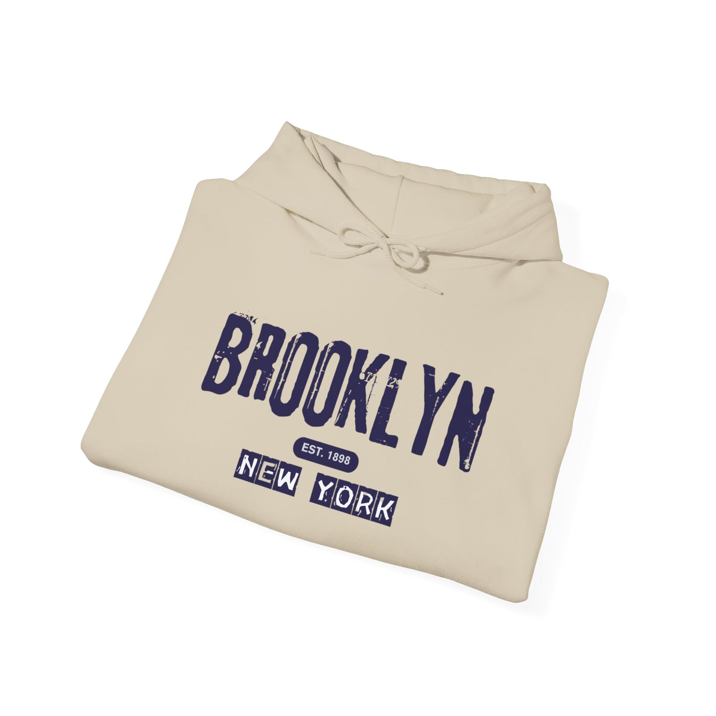 Brooklyn NY Vintage Logo Hoodie — New York City Streetwear Pullover