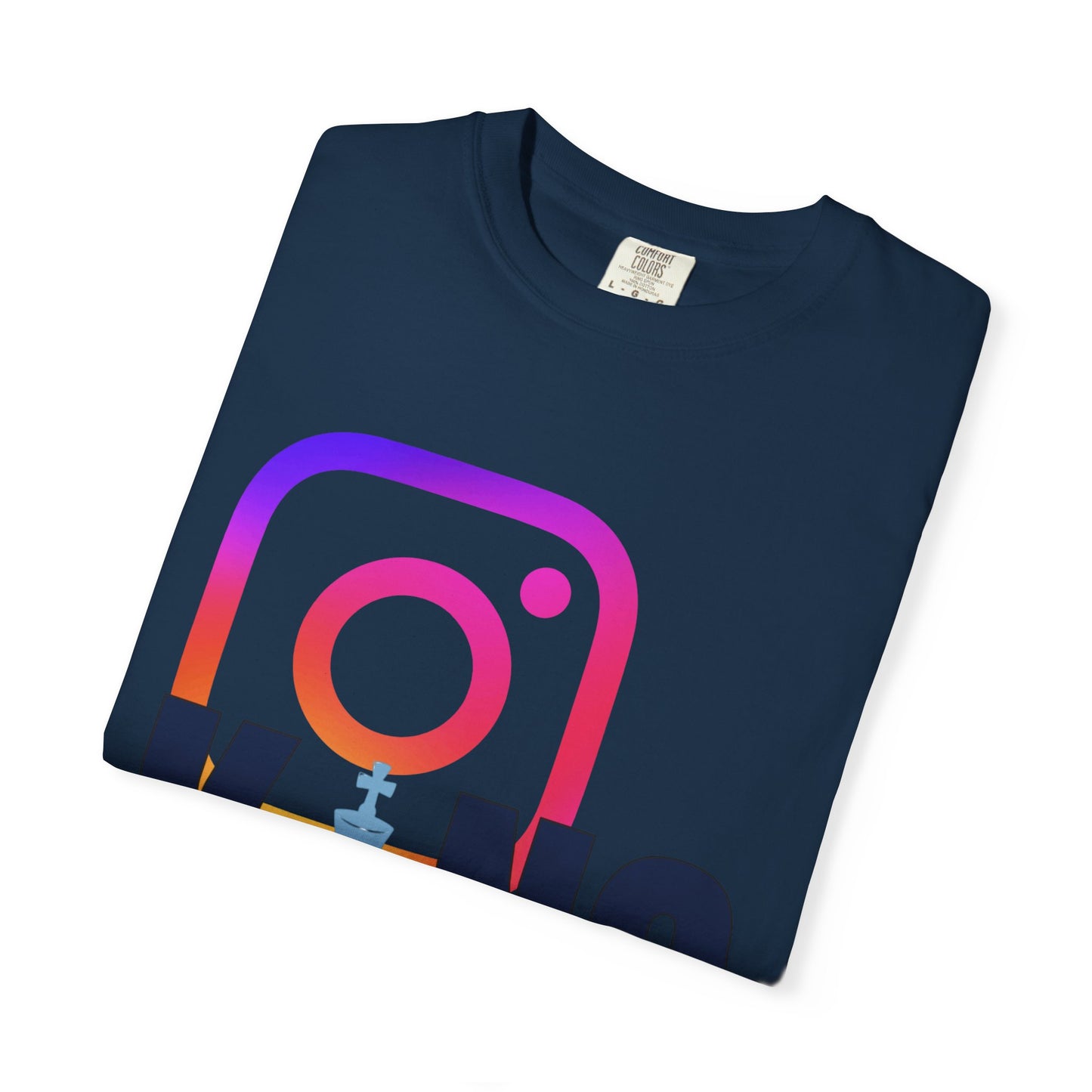 Instagram King T-Shirt — Custom @myChannel Name Social Media Tee