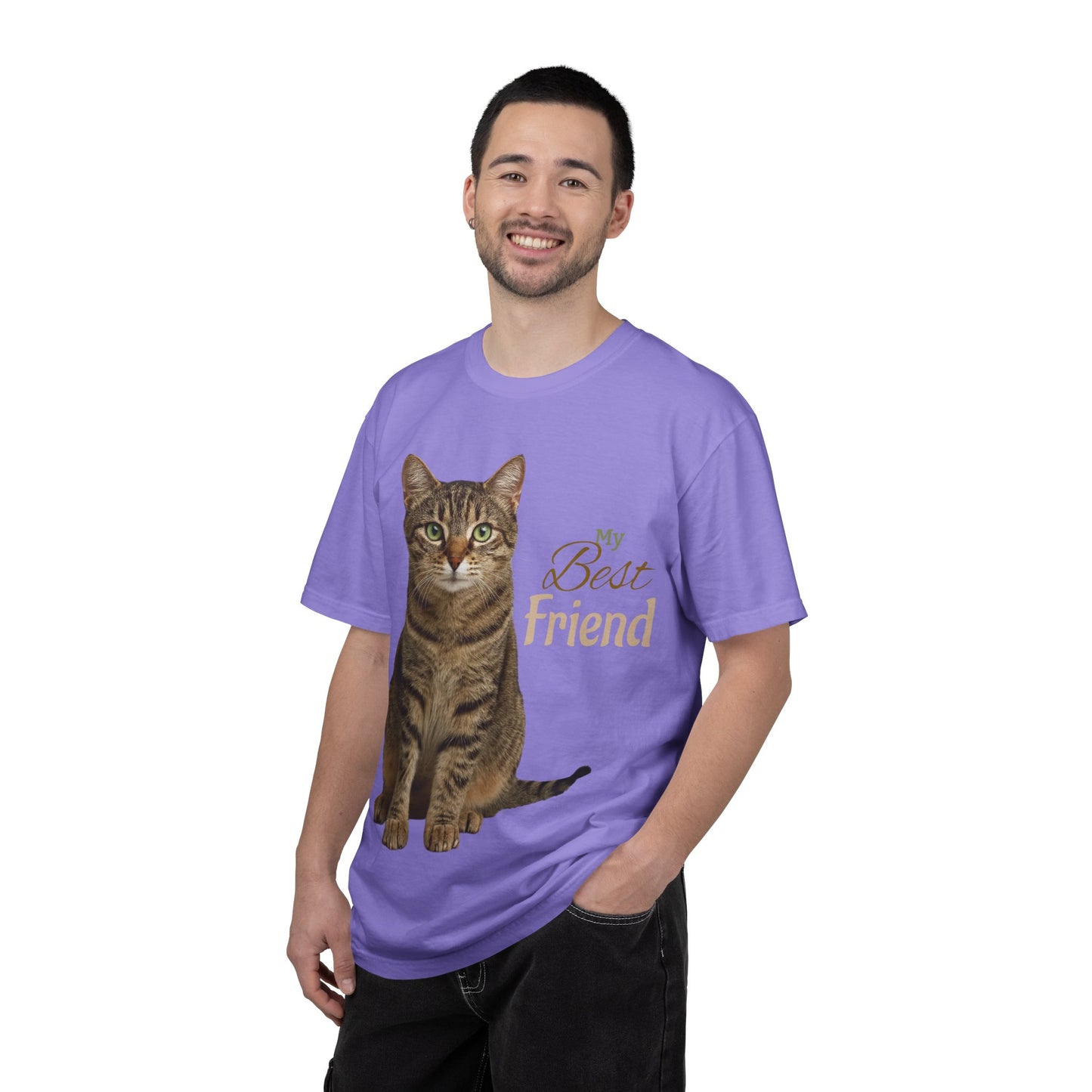 Pet Custom Image and Name Cat, Dog etc “My Best Friend” T-Shirt