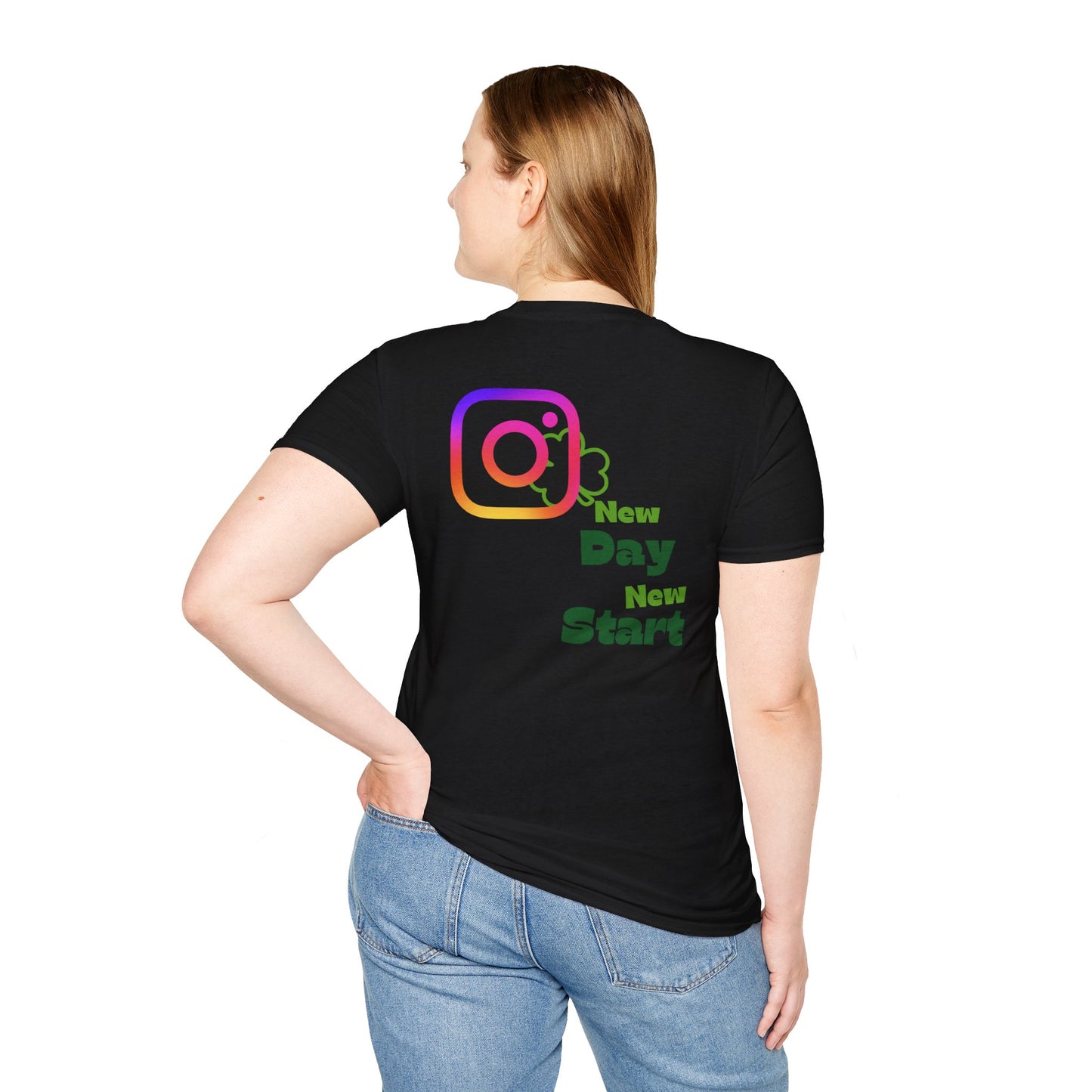 Instagram Queen T-Shirt — "Queen" Social Media Tee with Custom @handle