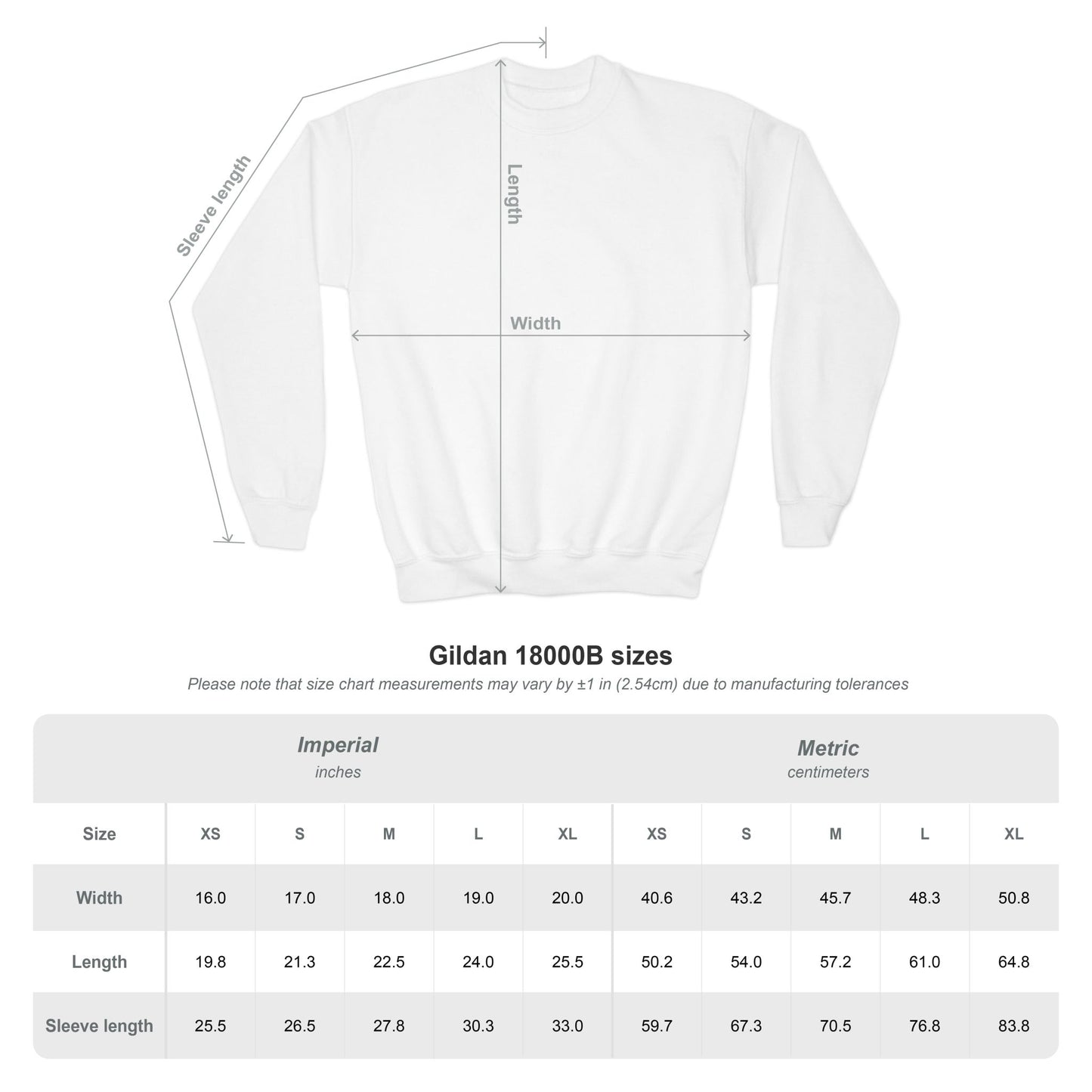 Youth Crewneck Sweatshirt — Stay Focused / Never Give Up Motivational Sweatshirt