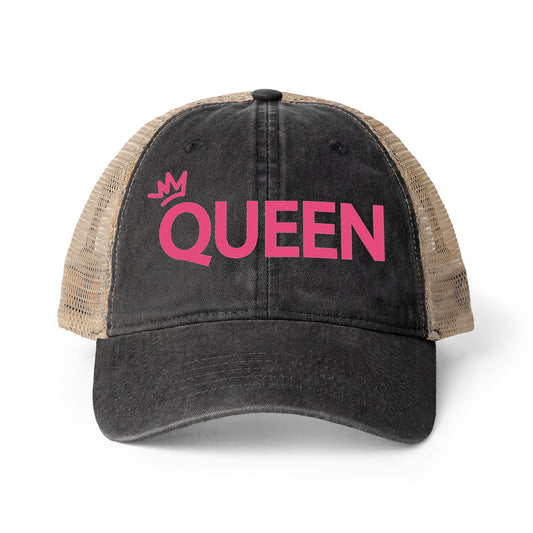 Women's Washed Mesh-Back Cap