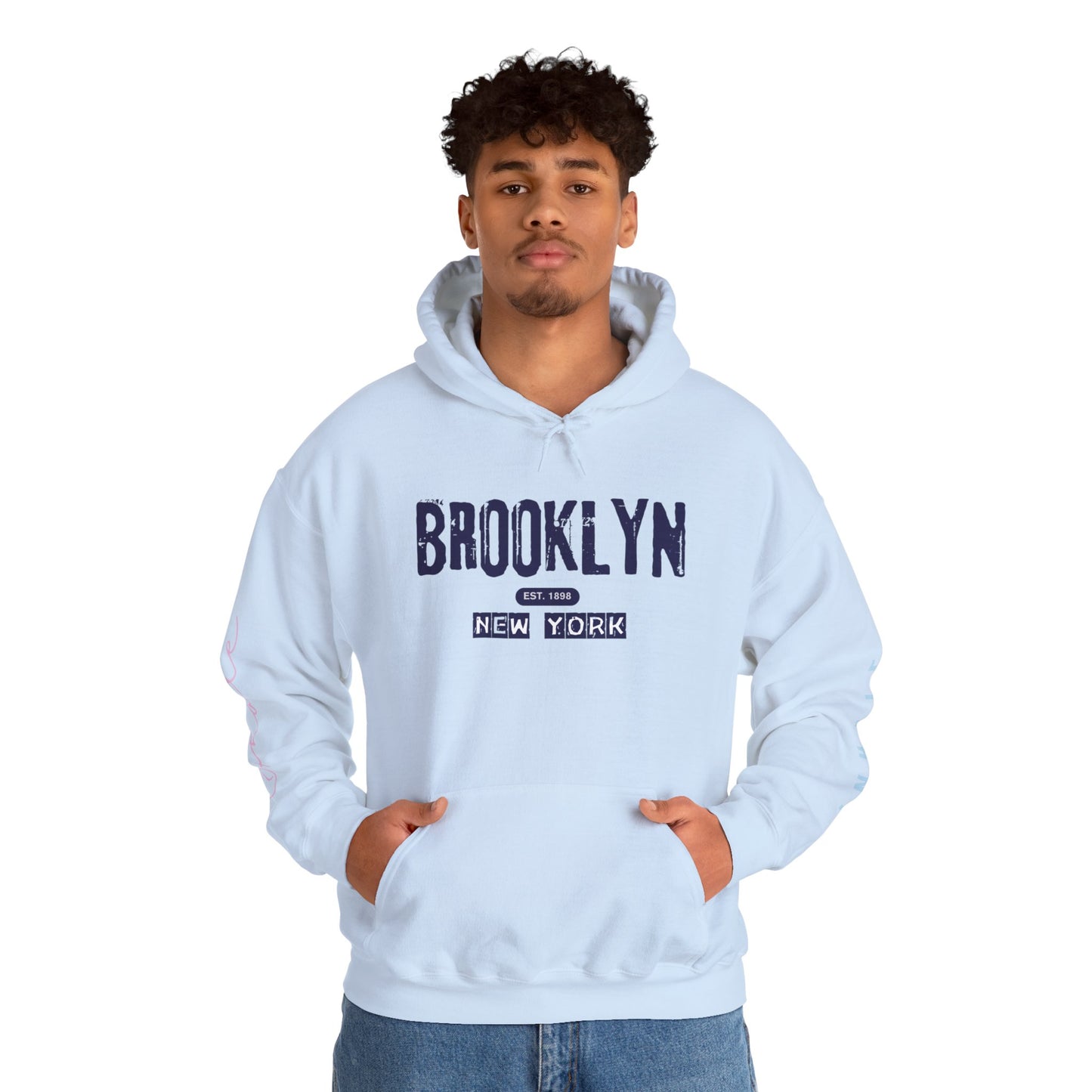 Brooklyn NY Vintage Logo Hoodie — New York City Streetwear Pullover
