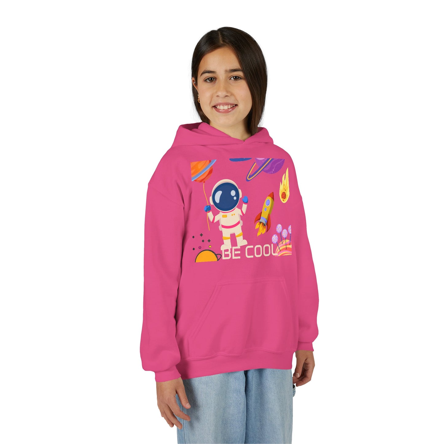 Kids Space Hoodie – Cute Astronaut Rocket Sweatshirt for Boys & Girls - Custom design