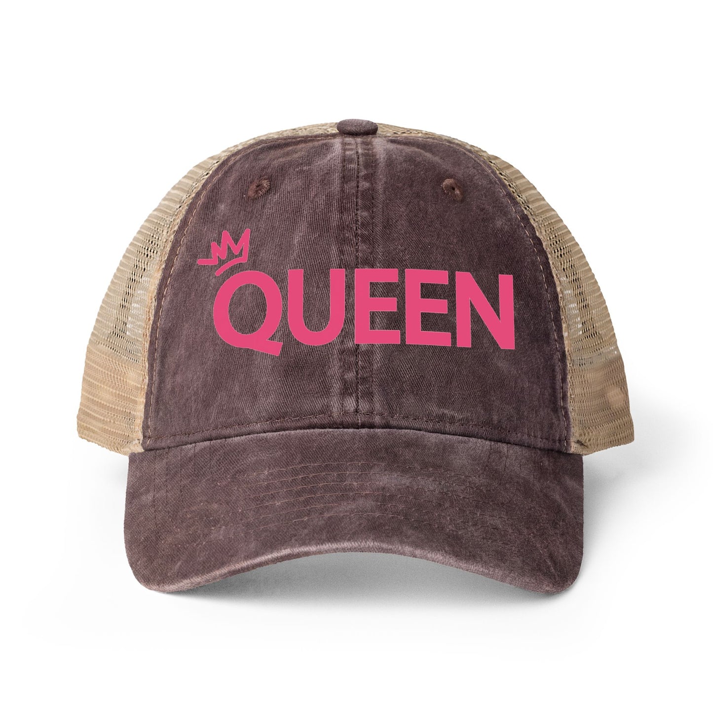 Women's Washed Mesh-Back Cap
