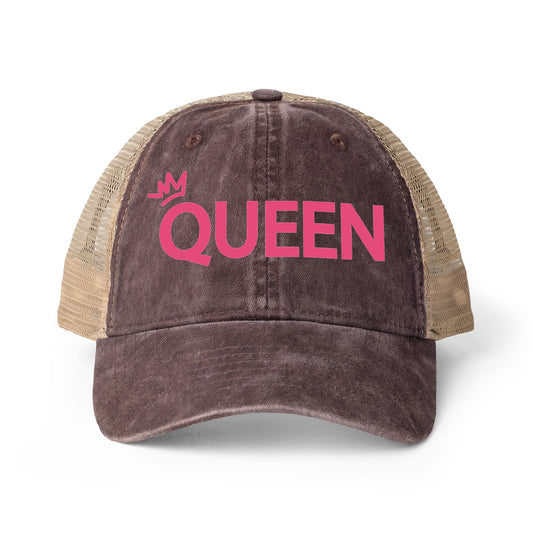 Women's Washed Mesh-Back Cap