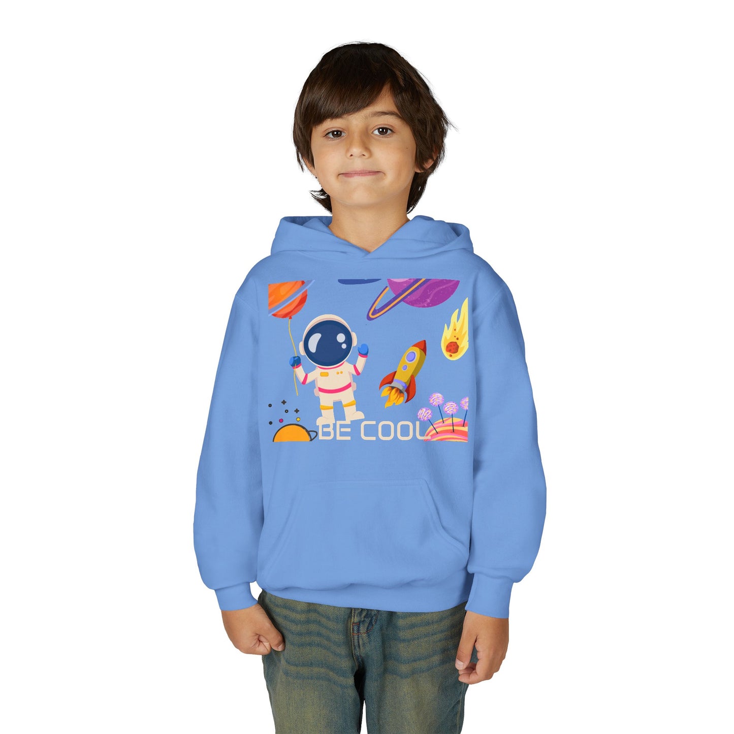 Kids Space Hoodie – Cute Astronaut Rocket Sweatshirt for Boys & Girls - Custom design
