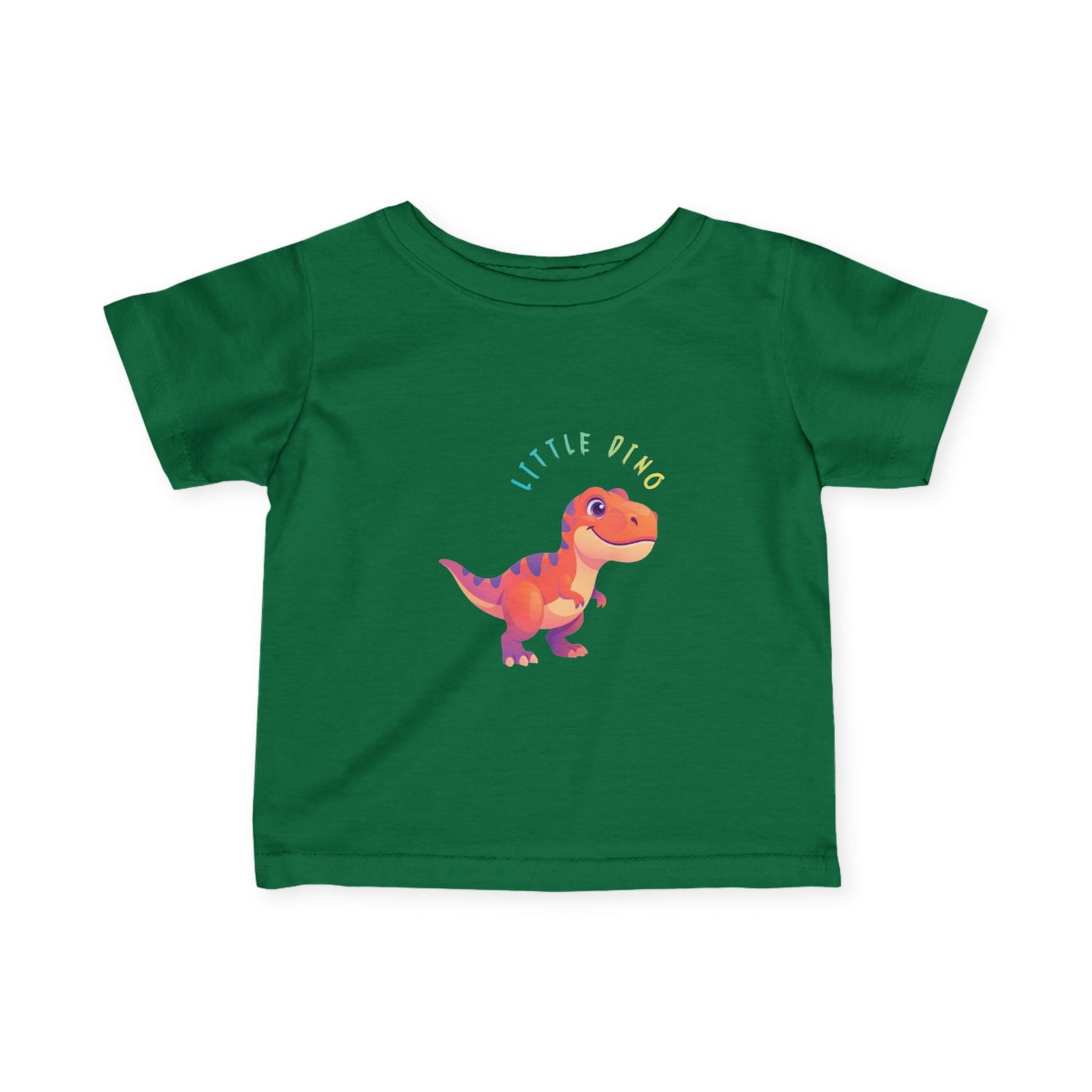 Infant T-Shirt — Colorful 'Little T-Rex' Dino Tee for Babies