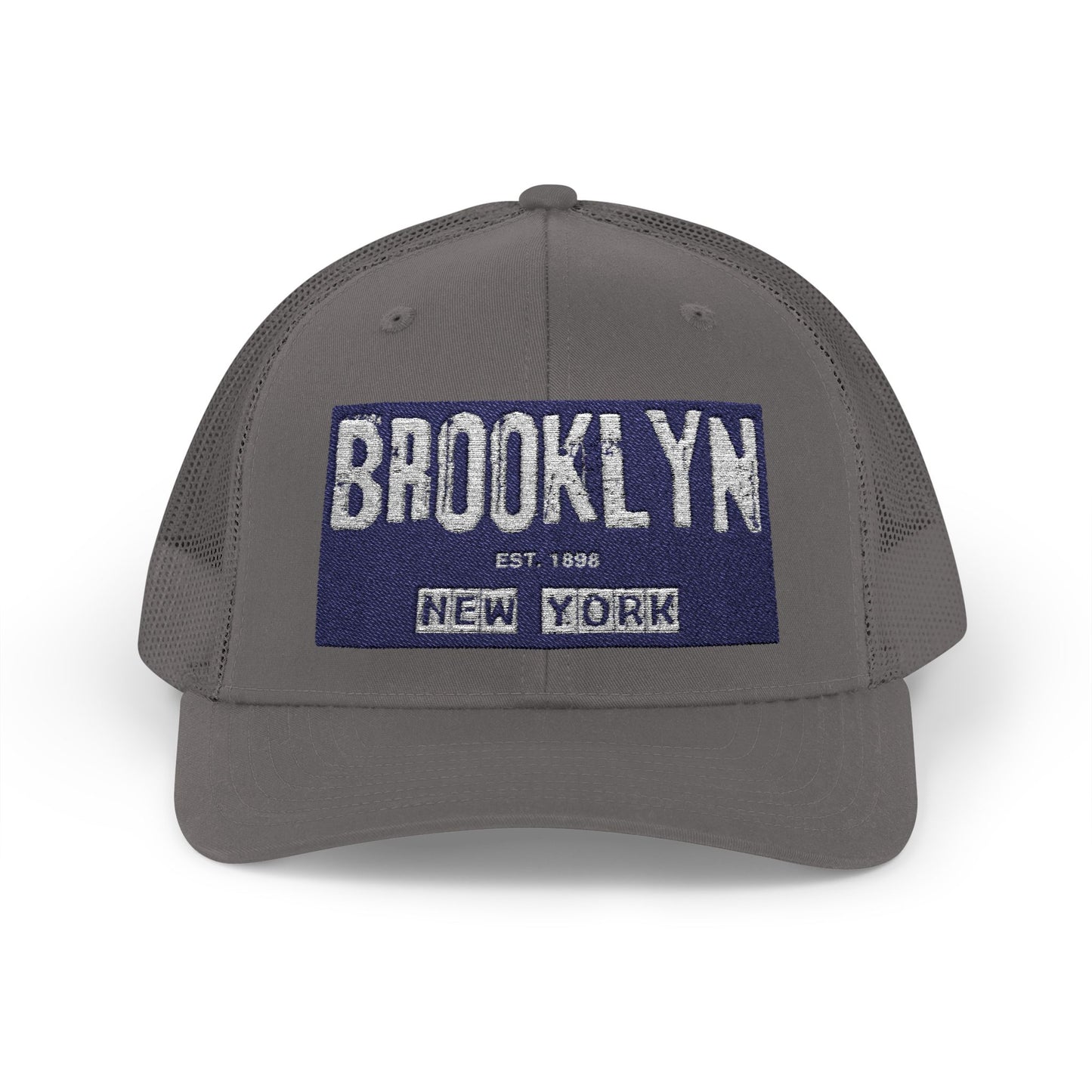 Brooklyn Trucker Cap – Vintage Sequin Patch Snapback