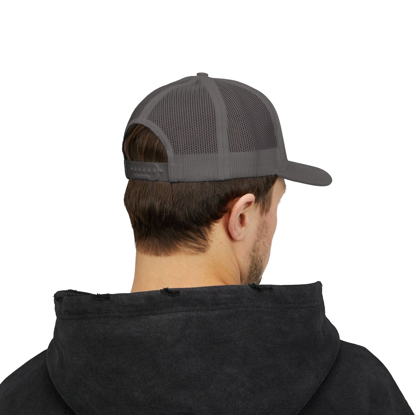 Brooklyn Trucker Cap – Vintage Sequin Patch Snapback