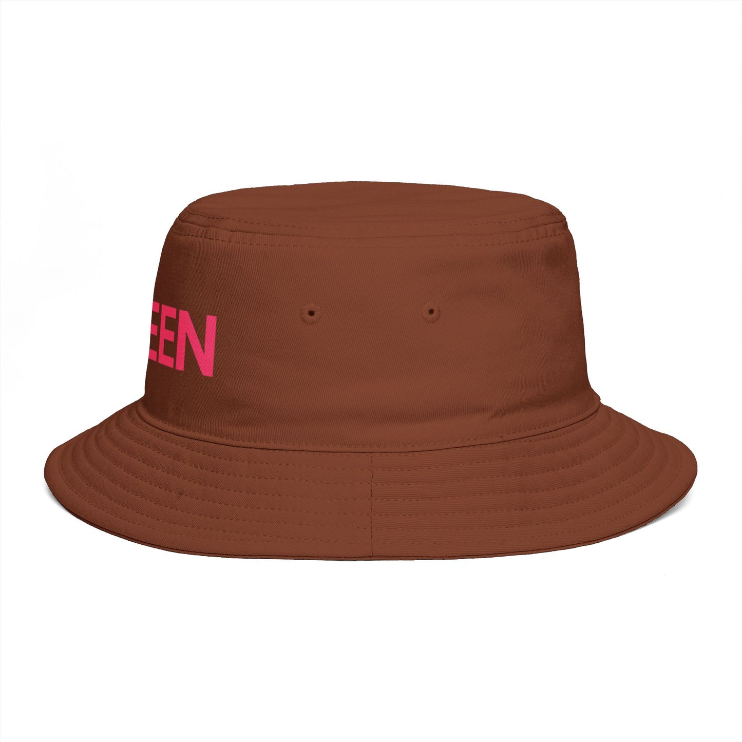 Queen Bucket Hat — Retro Feminine Sun Hat