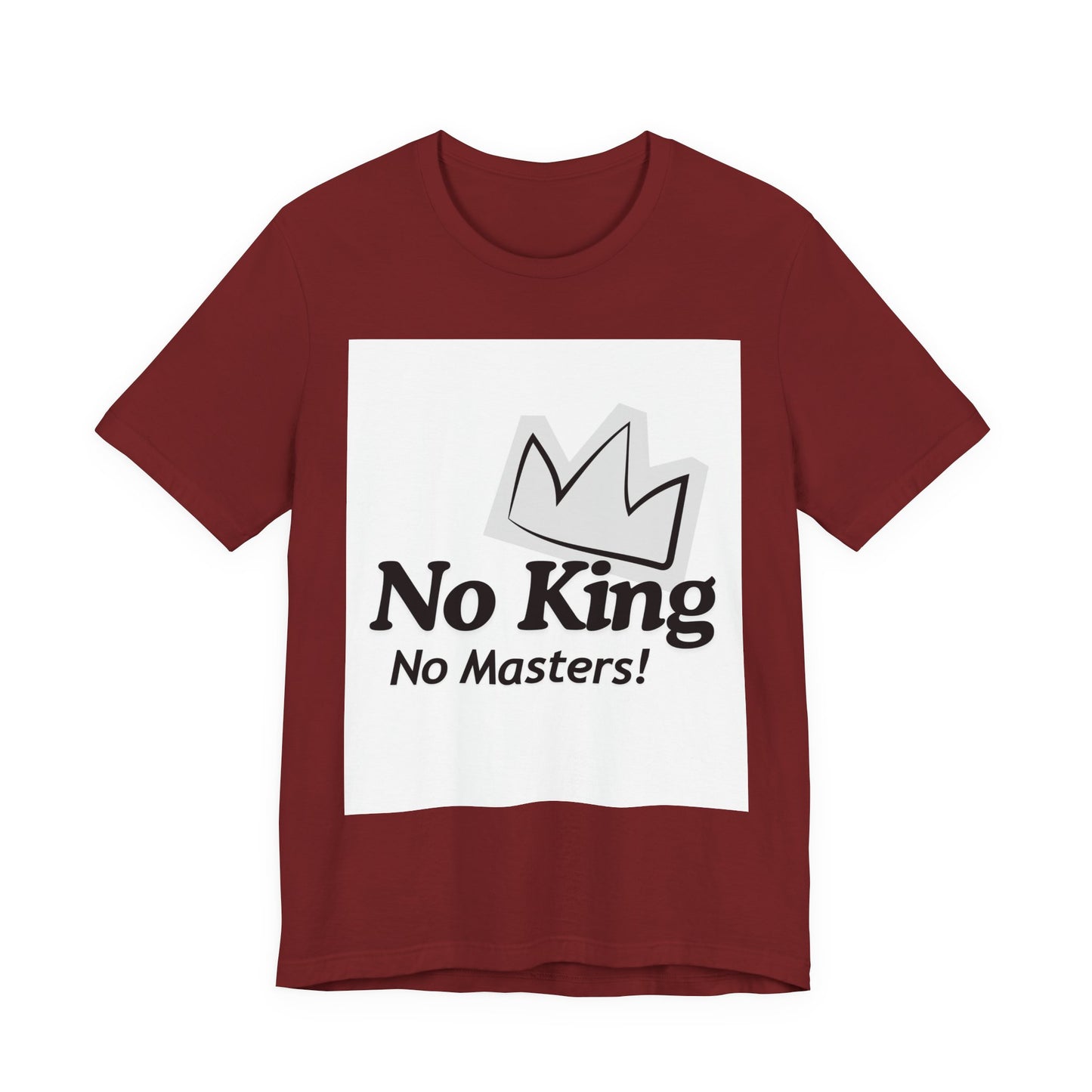 No King No Masters Tee — Anti-Authority Graphic T-Shirt