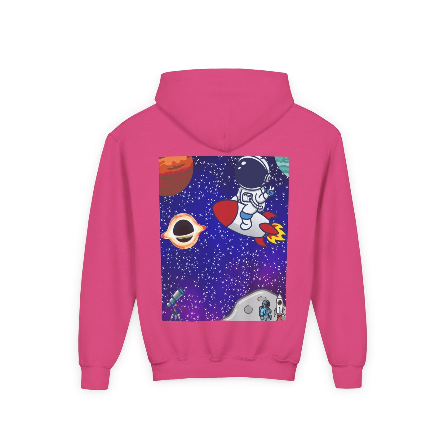 Kids Space Hoodie – Cute Astronaut Rocket Sweatshirt for Boys & Girls - Custom design