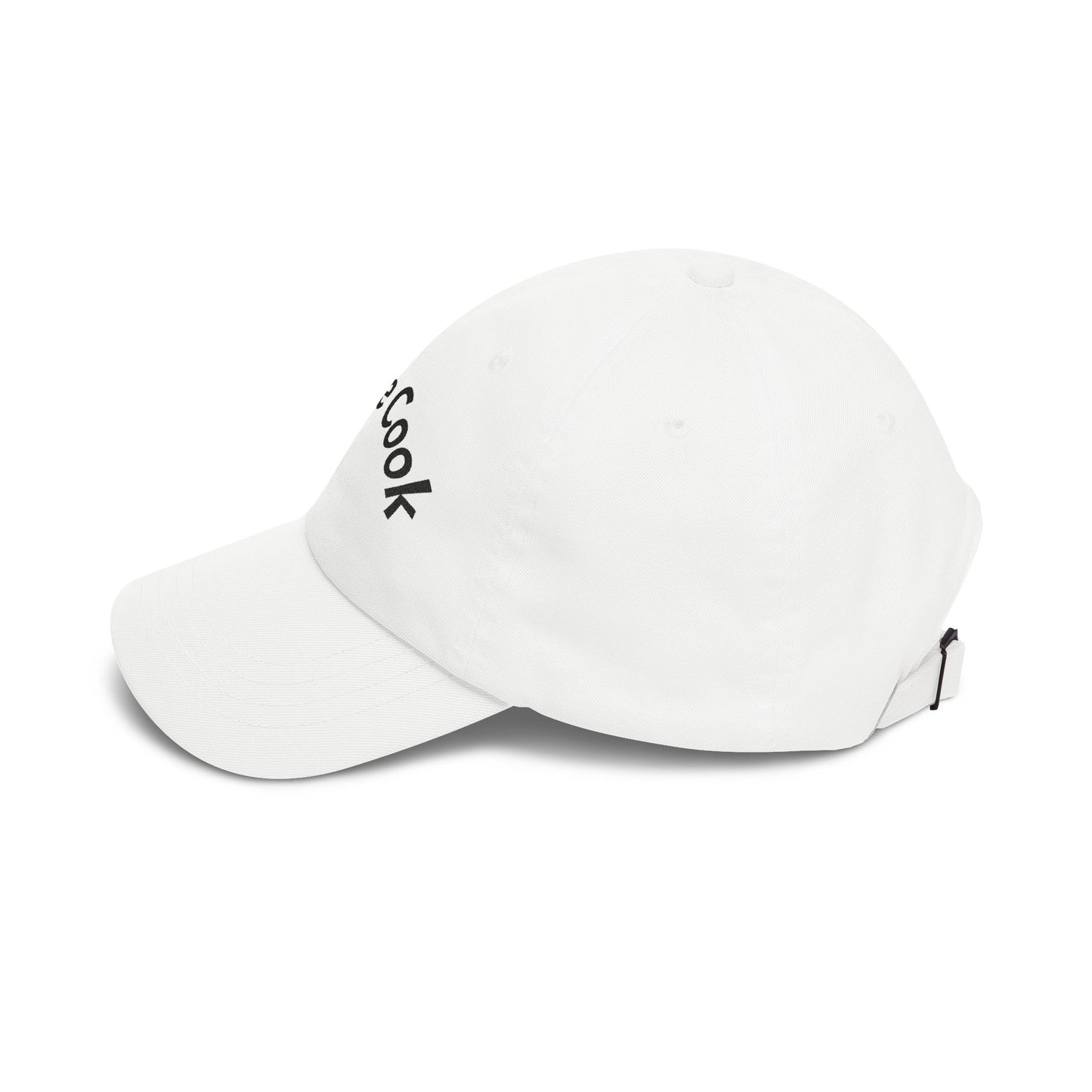 Let Me Cook Dad Cap — Embroidered White Baseball Hat for Cooks & Grillers