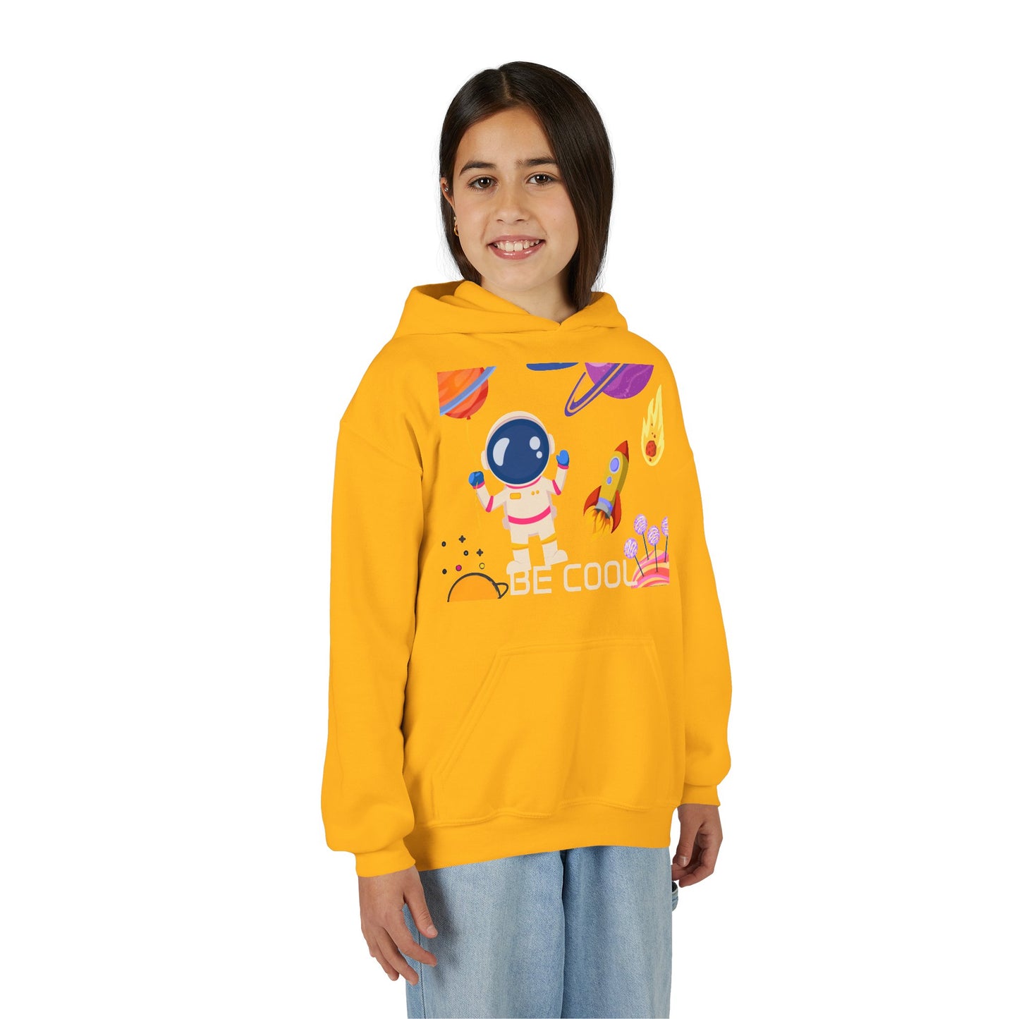 Kids Space Hoodie – Cute Astronaut Rocket Sweatshirt for Boys & Girls - Custom design