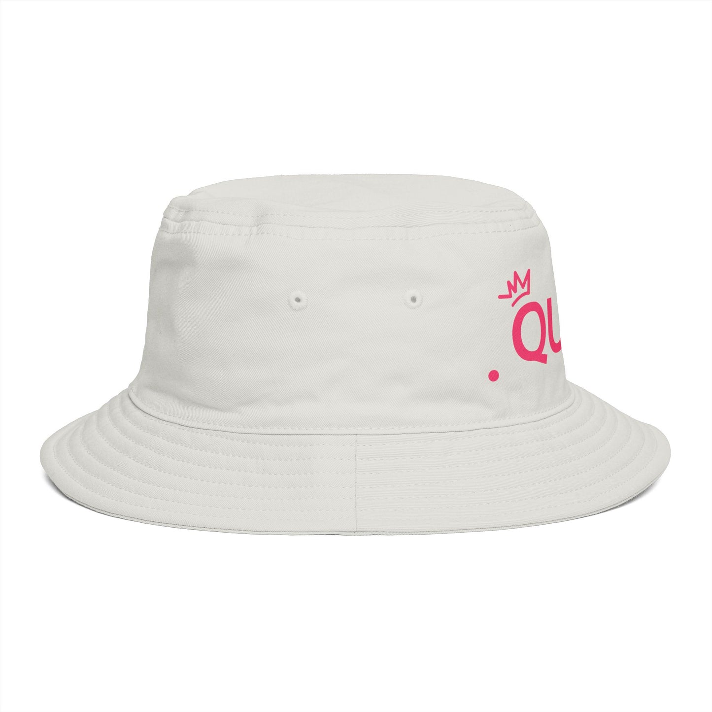 Queen Bucket Hat — Retro Feminine Sun Hat