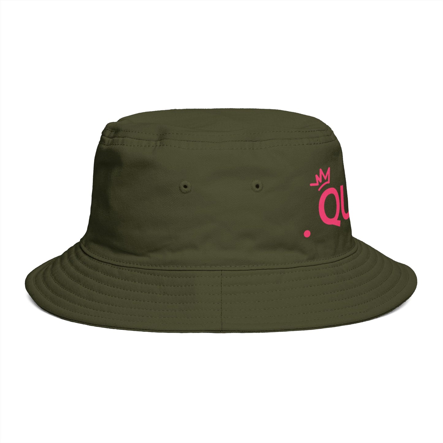 Queen Bucket Hat — Retro Feminine Sun Hat