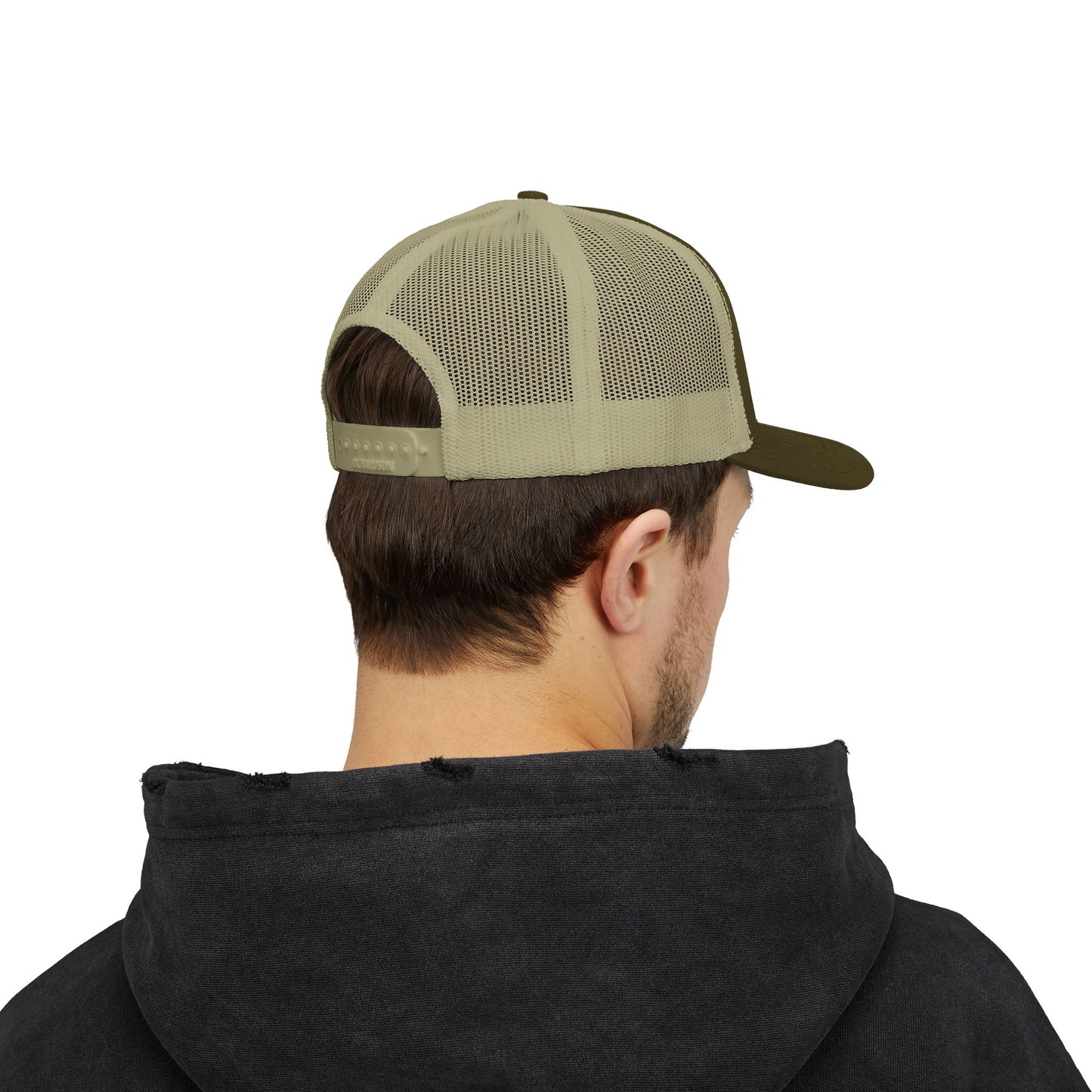 Brooklyn Trucker Cap – Vintage Sequin Patch Snapback