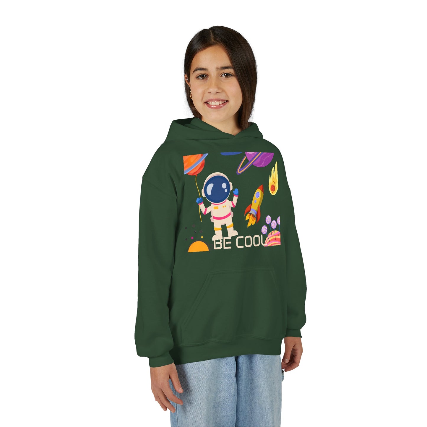 Kids Space Hoodie – Cute Astronaut Rocket Sweatshirt for Boys & Girls - Custom design