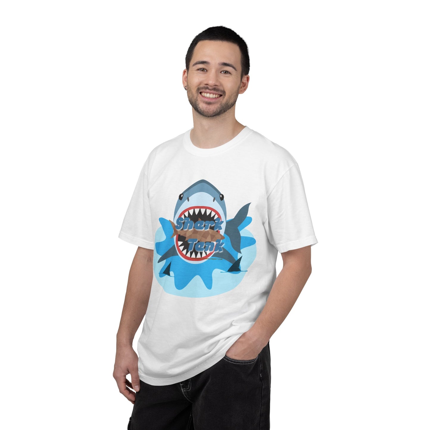 Shark Graphic T-Shirt — 'Shark' Ocean Illustration Tee