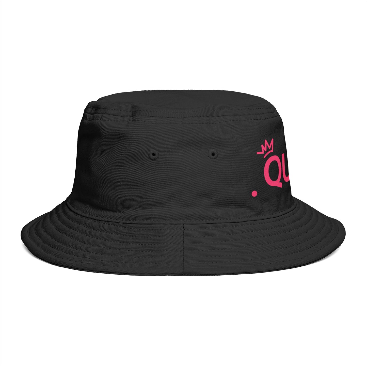 Queen Bucket Hat — Retro Feminine Sun Hat