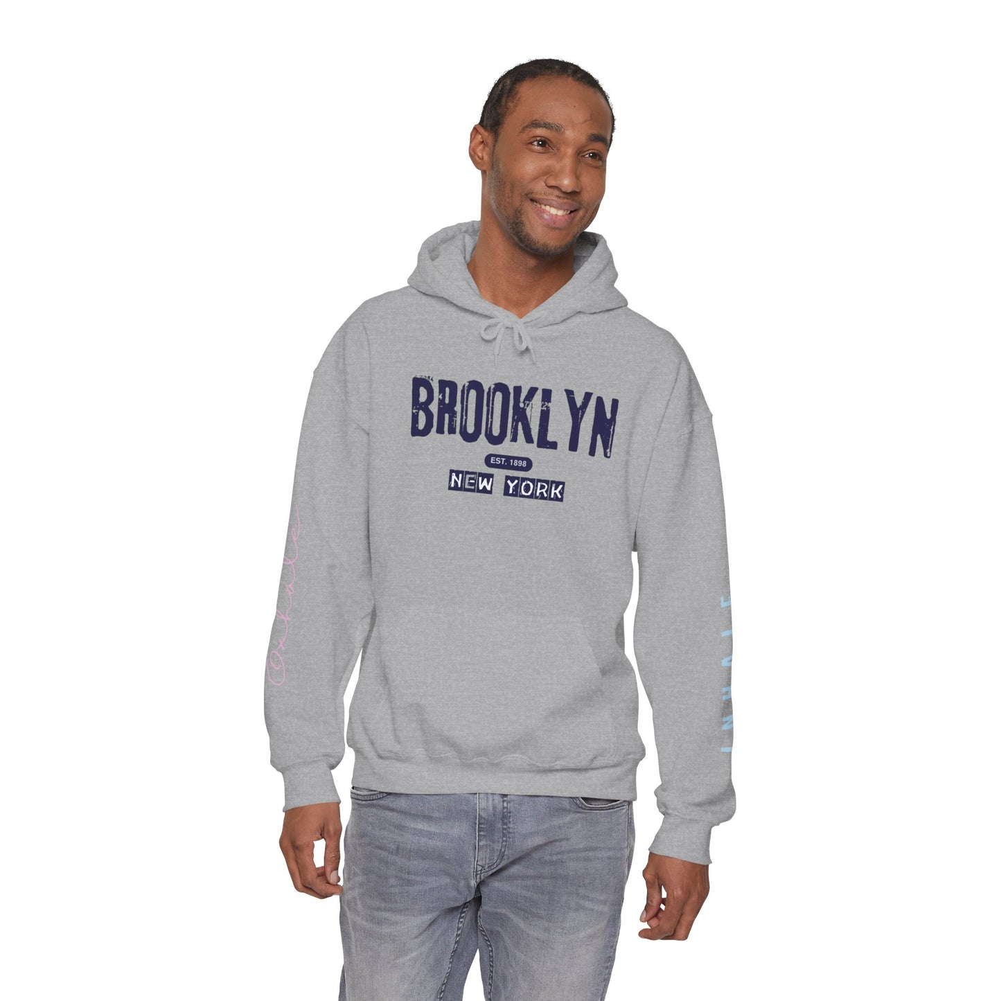 Brooklyn NY Vintage Logo Hoodie — New York City Streetwear Pullover