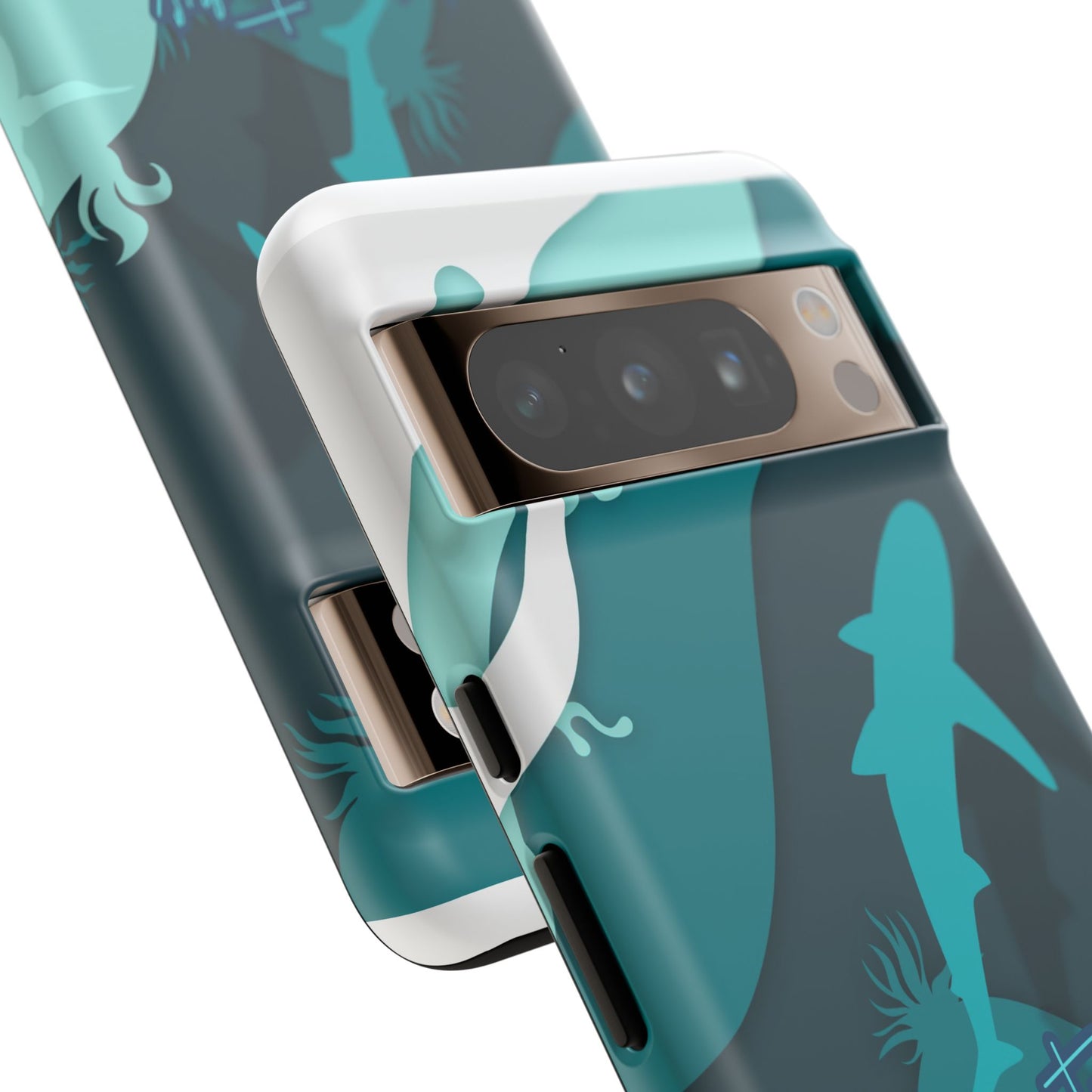 Blue Ocean Phone Case - "Adventure is Worthwhile" Teal Protective Cover