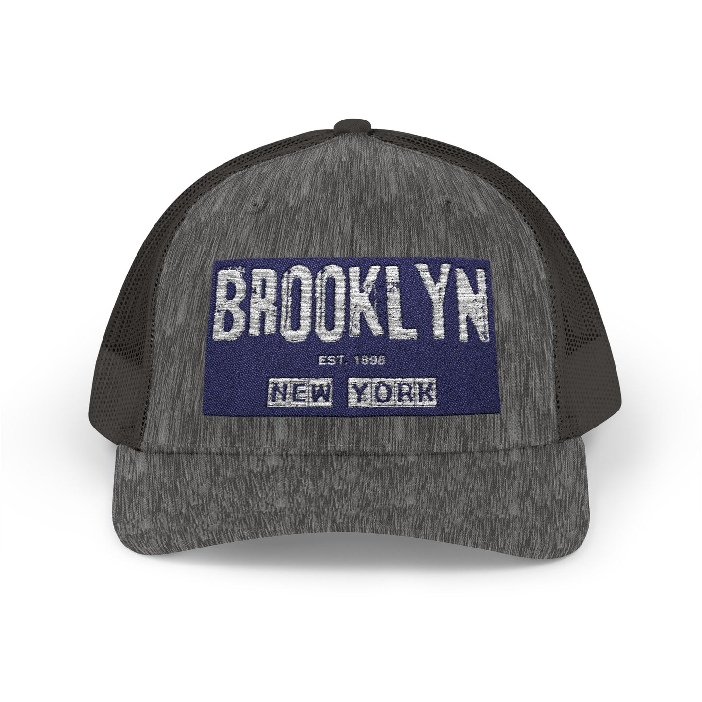 Brooklyn Trucker Cap – Vintage Sequin Patch Snapback