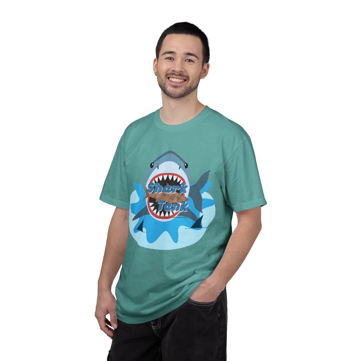 Shark Graphic T-Shirt — 'Shark' Ocean Illustration Tee