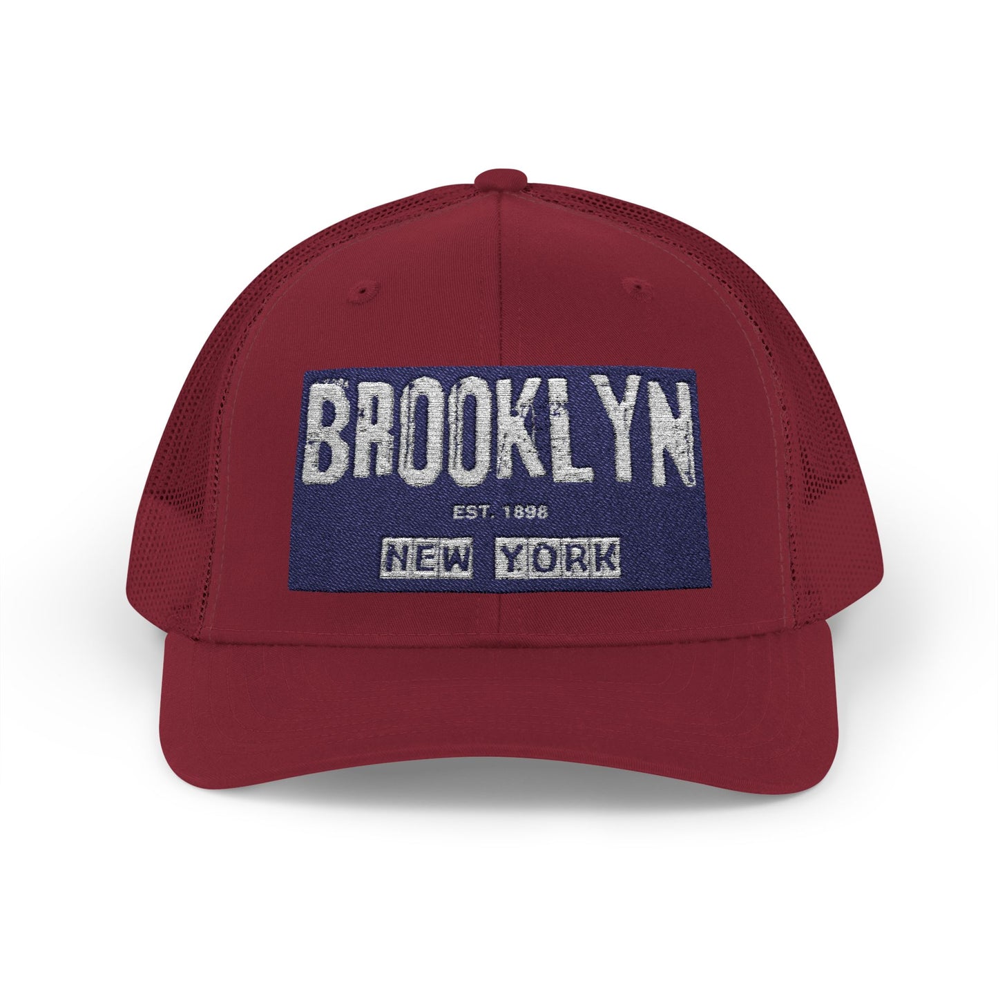 Brooklyn Trucker Cap – Vintage Sequin Patch Snapback