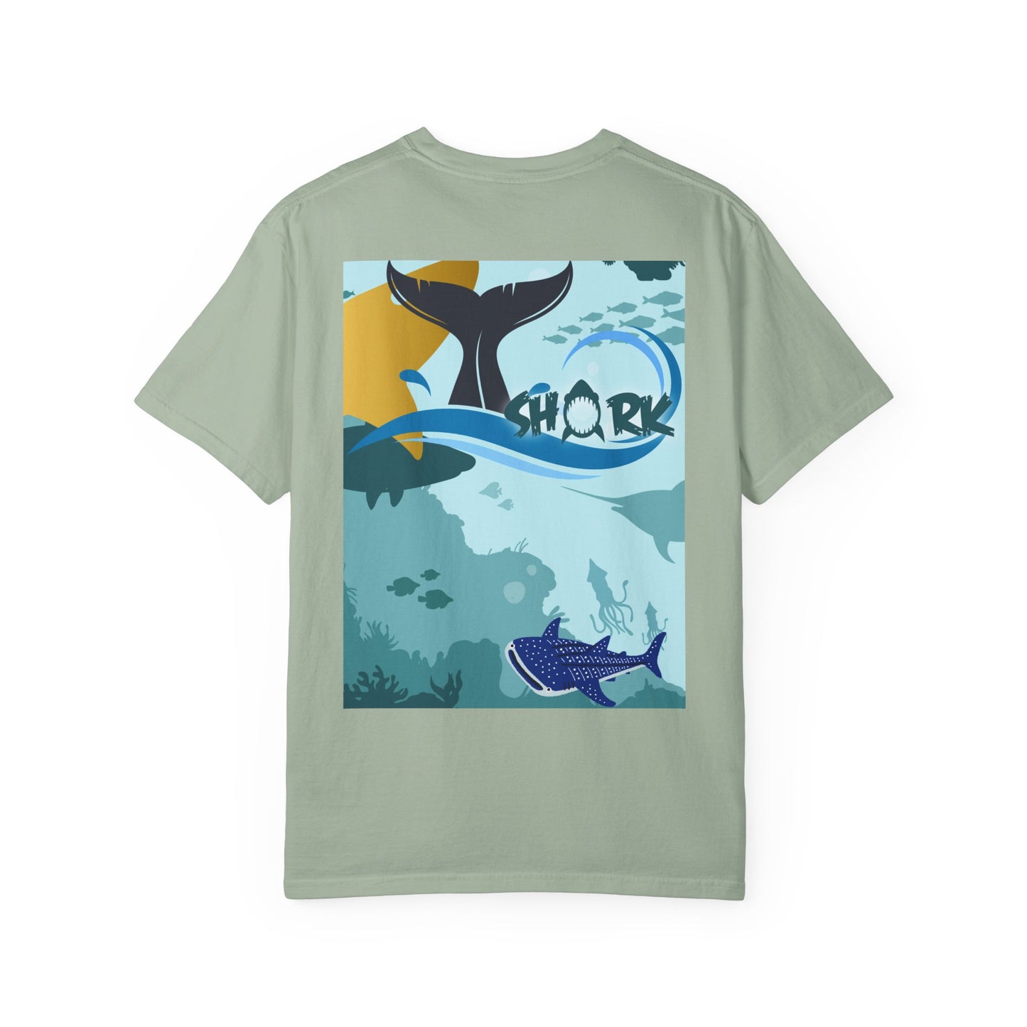 Shark Graphic T-Shirt — 'Shark' Ocean Illustration Tee