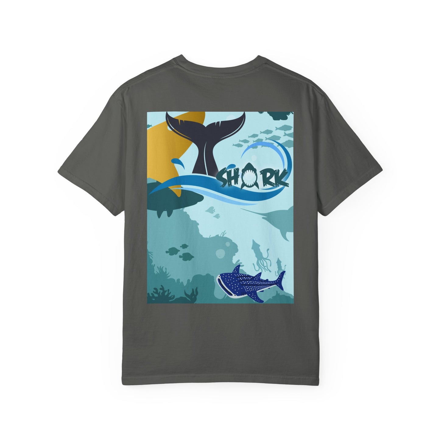Shark Graphic T-Shirt — 'Shark' Ocean Illustration Tee
