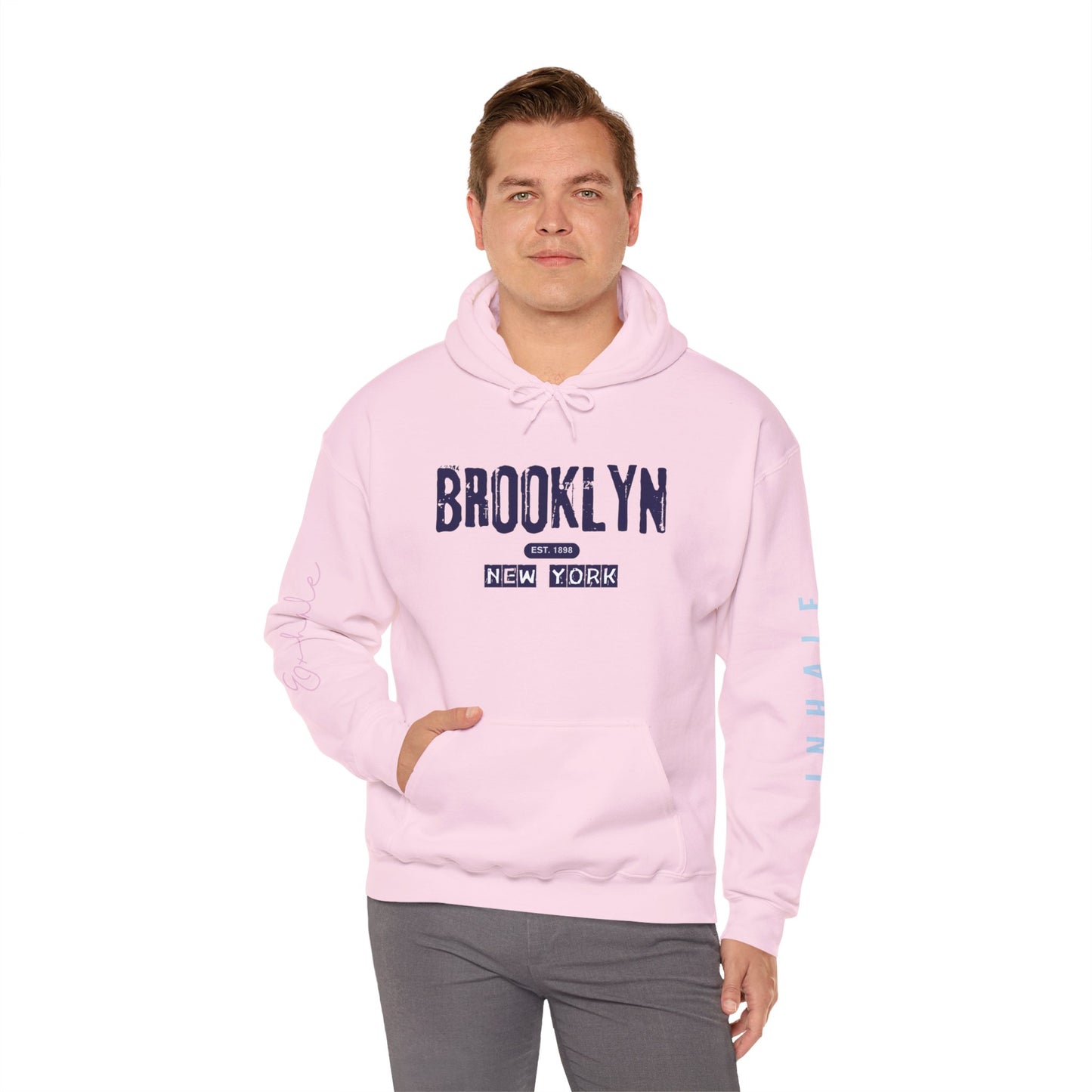 Brooklyn NY Vintage Logo Hoodie — New York City Streetwear Pullover