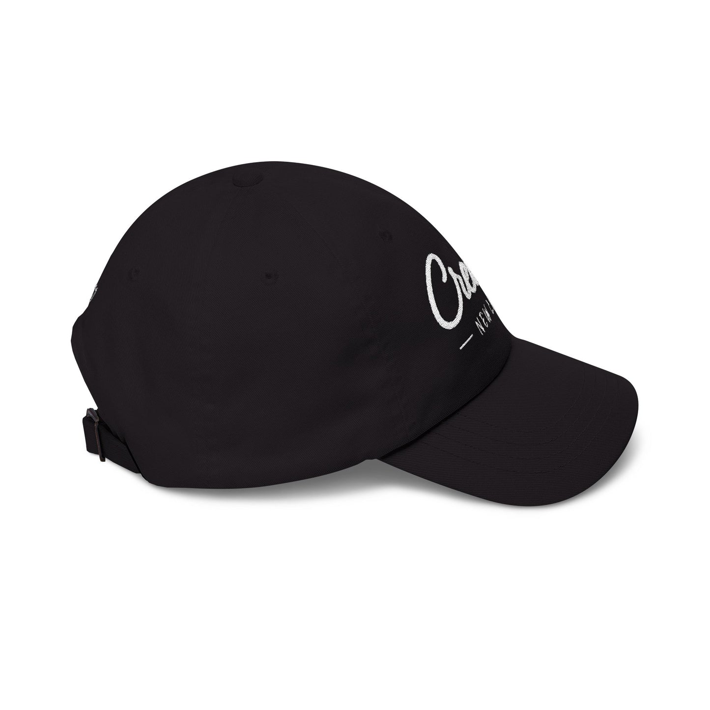 Create New Life — Embroidered White Baseball Cap for Regular Use