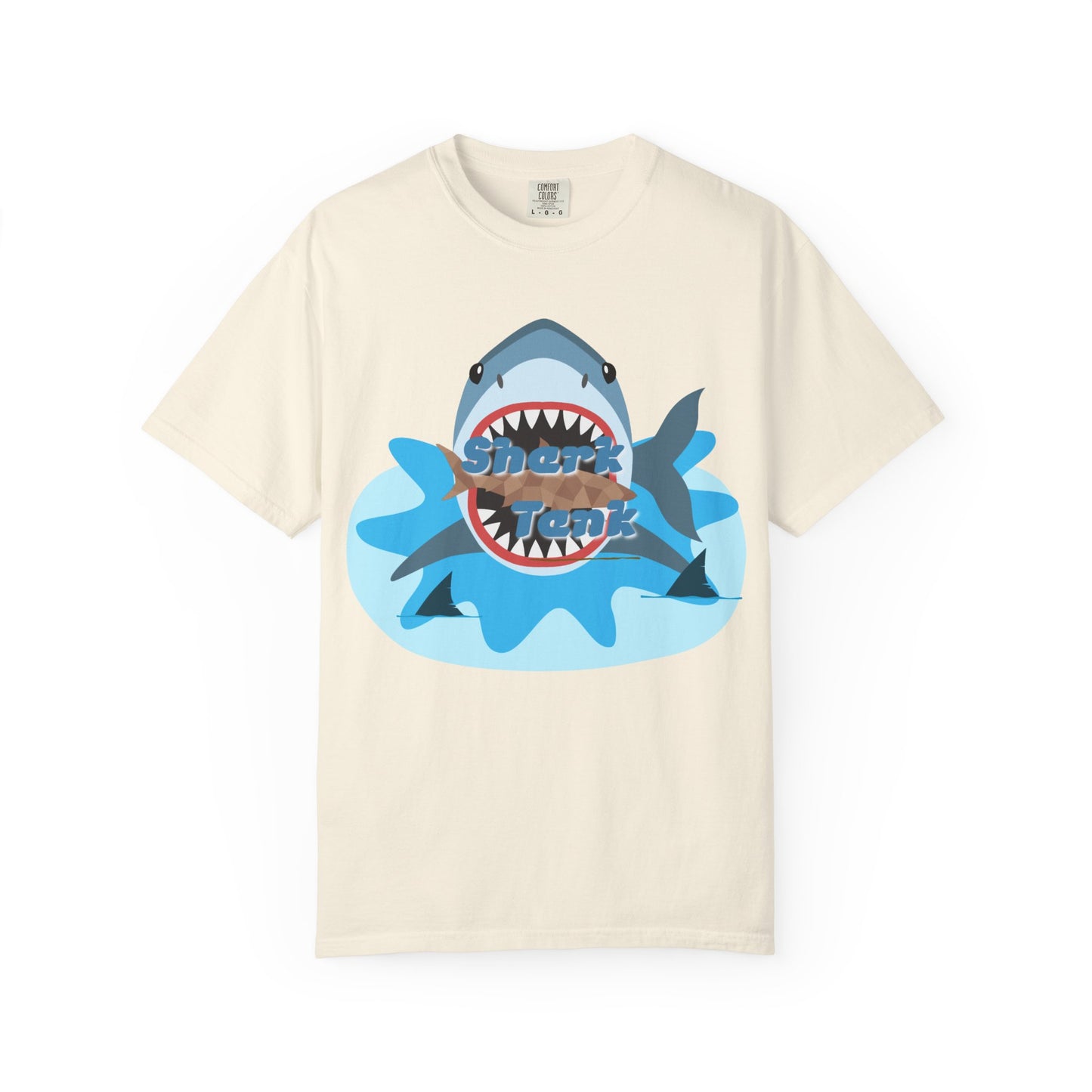 Shark Graphic T-Shirt — 'Shark' Ocean Illustration Tee