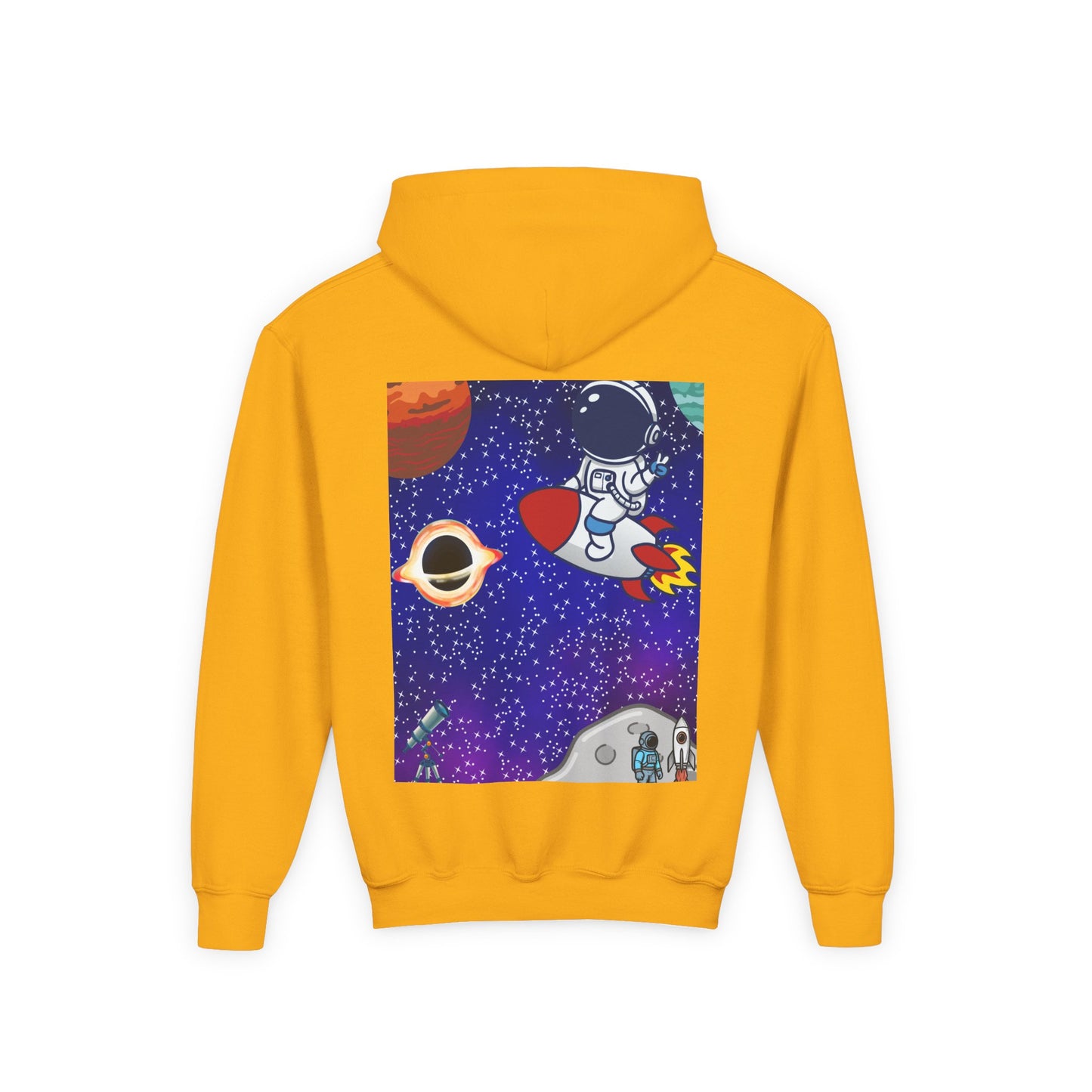 Kids Space Hoodie – Cute Astronaut Rocket Sweatshirt for Boys & Girls - Custom design