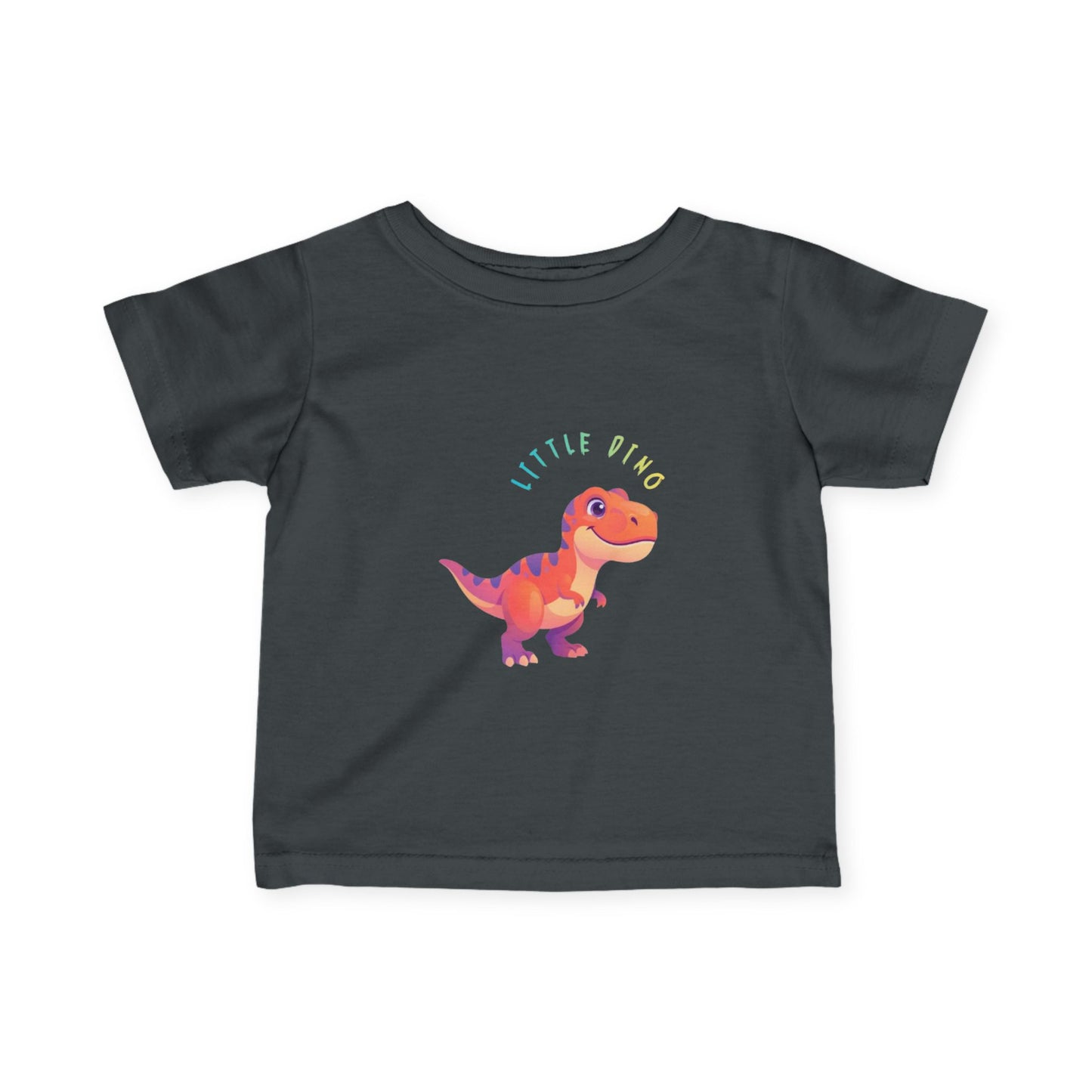 Infant T-Shirt — Colorful 'Little T-Rex' Dino Tee for Babies
