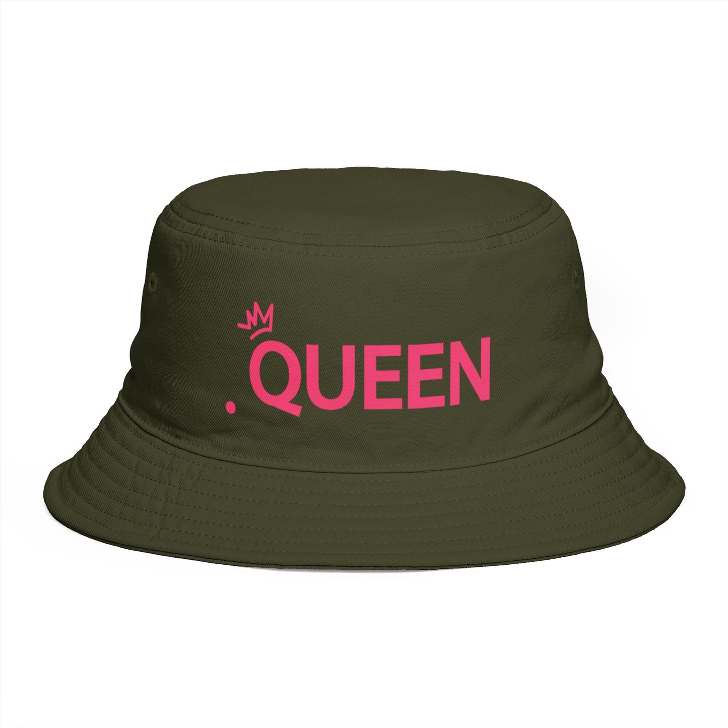 Queen Bucket Hat — Retro Feminine Sun Hat