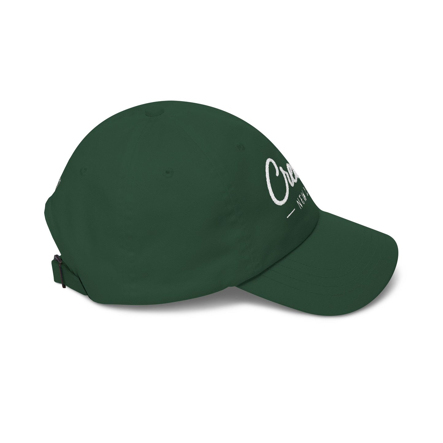 Create New Life — Embroidered White Baseball Cap for Regular Use