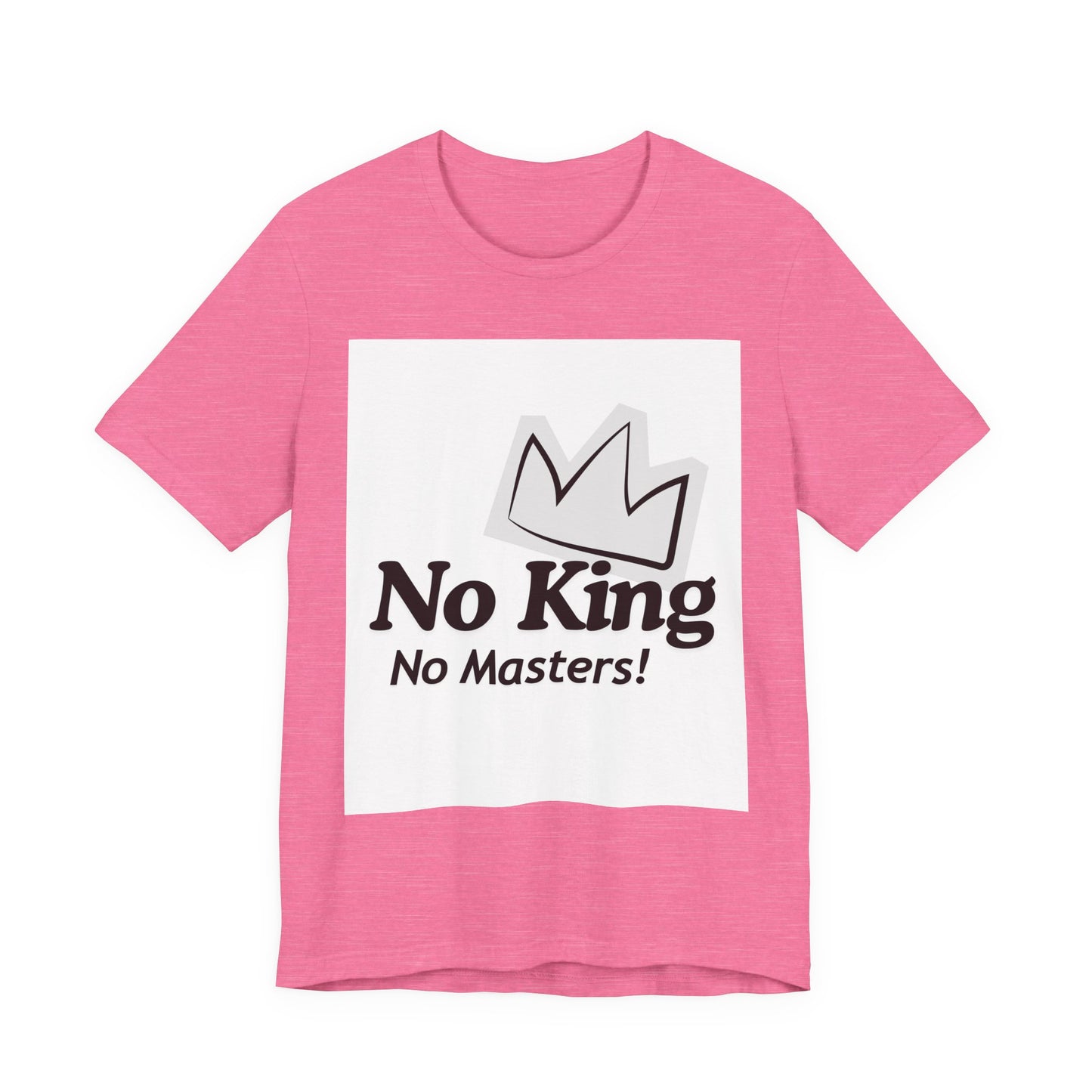No King No Masters Tee — Anti-Authority Graphic T-Shirt