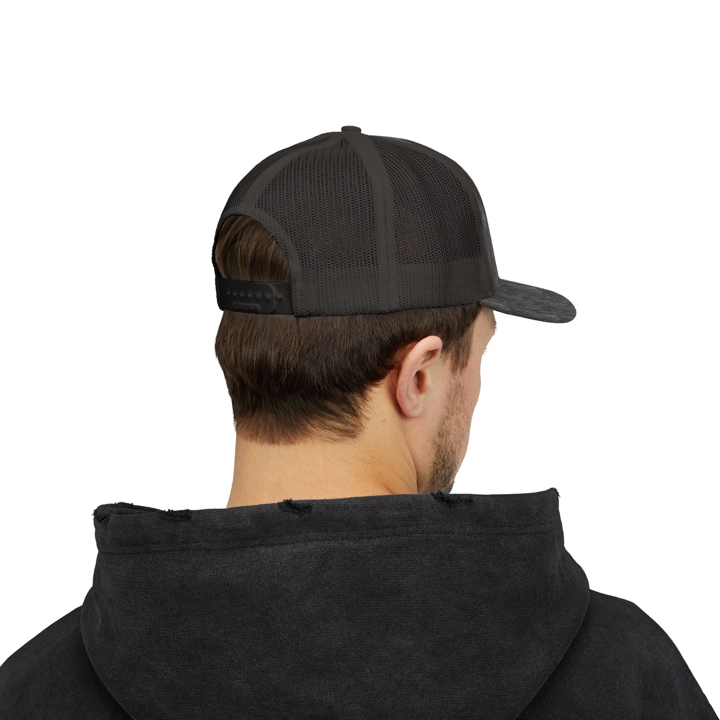 Brooklyn Trucker Cap – Vintage Sequin Patch Snapback