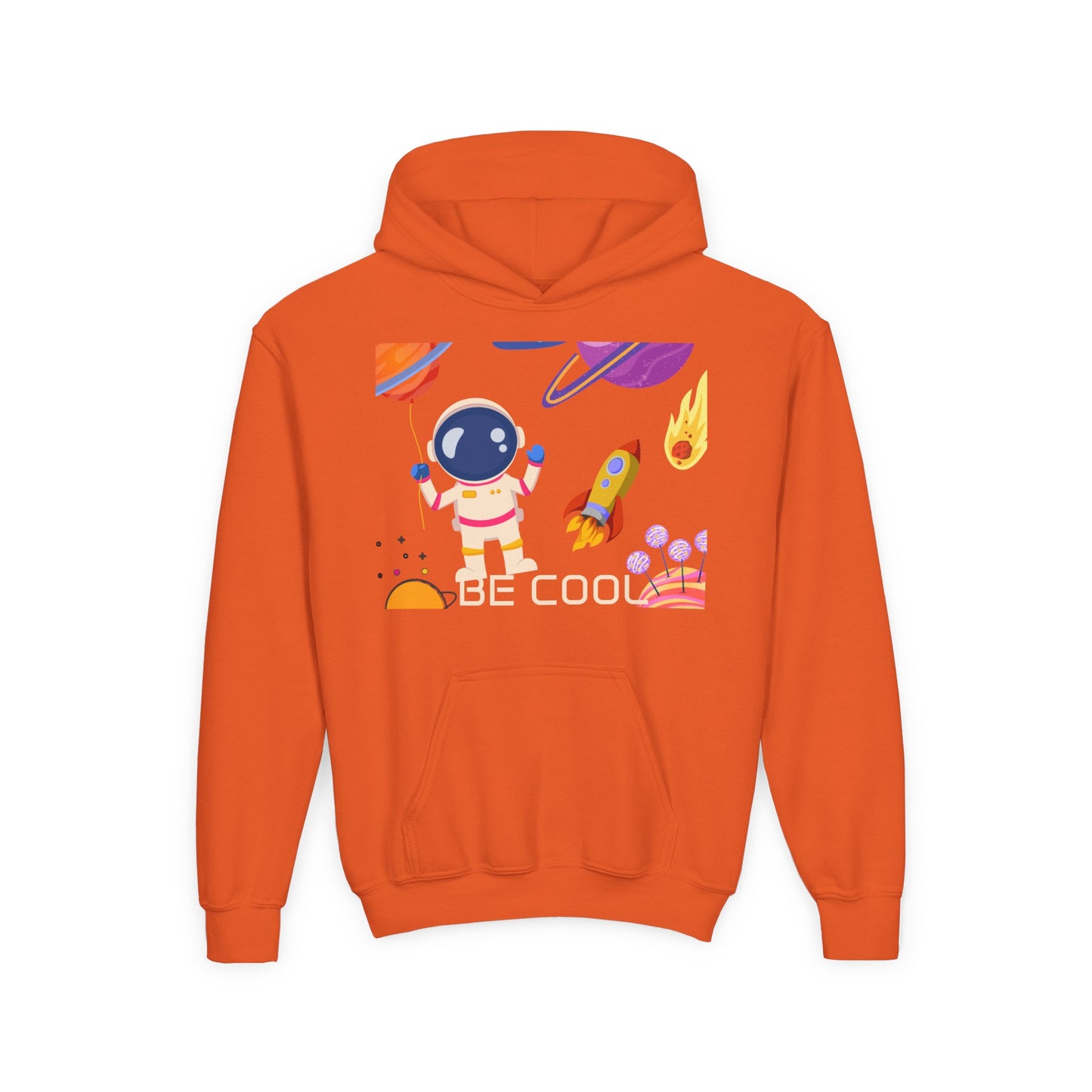 Kids Space Hoodie – Cute Astronaut Rocket Sweatshirt for Boys & Girls - Custom design