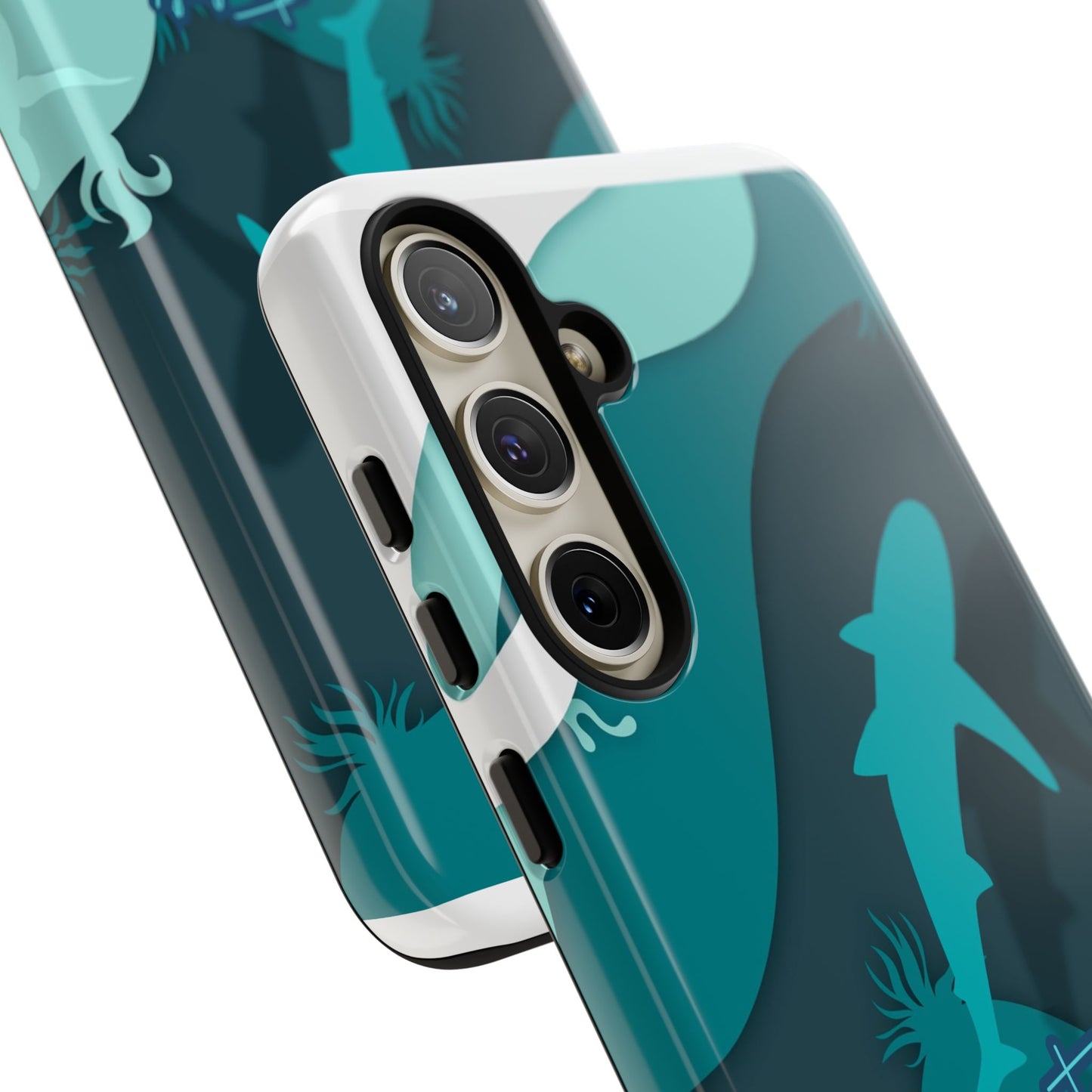 Blue Ocean Phone Case - "Adventure is Worthwhile" Teal Protective Cover
