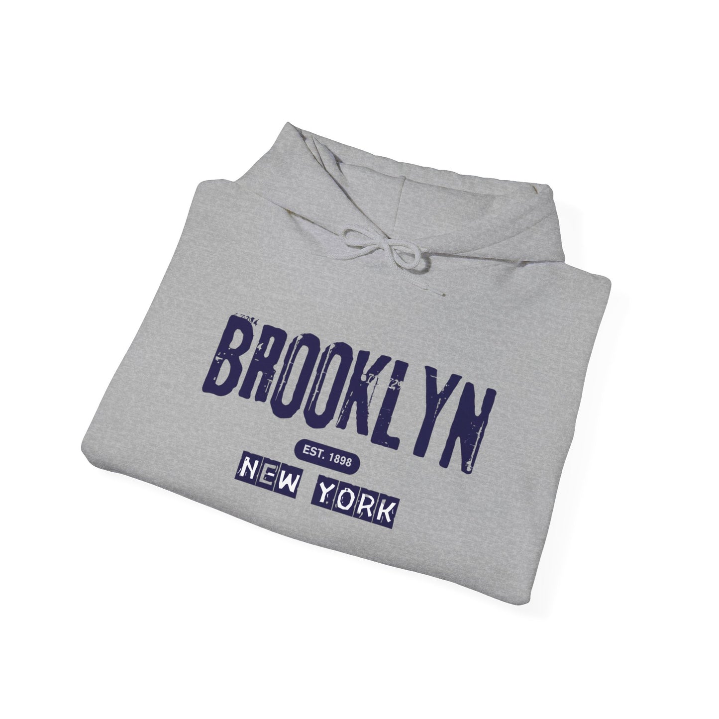 Brooklyn NY Vintage Logo Hoodie — New York City Streetwear Pullover
