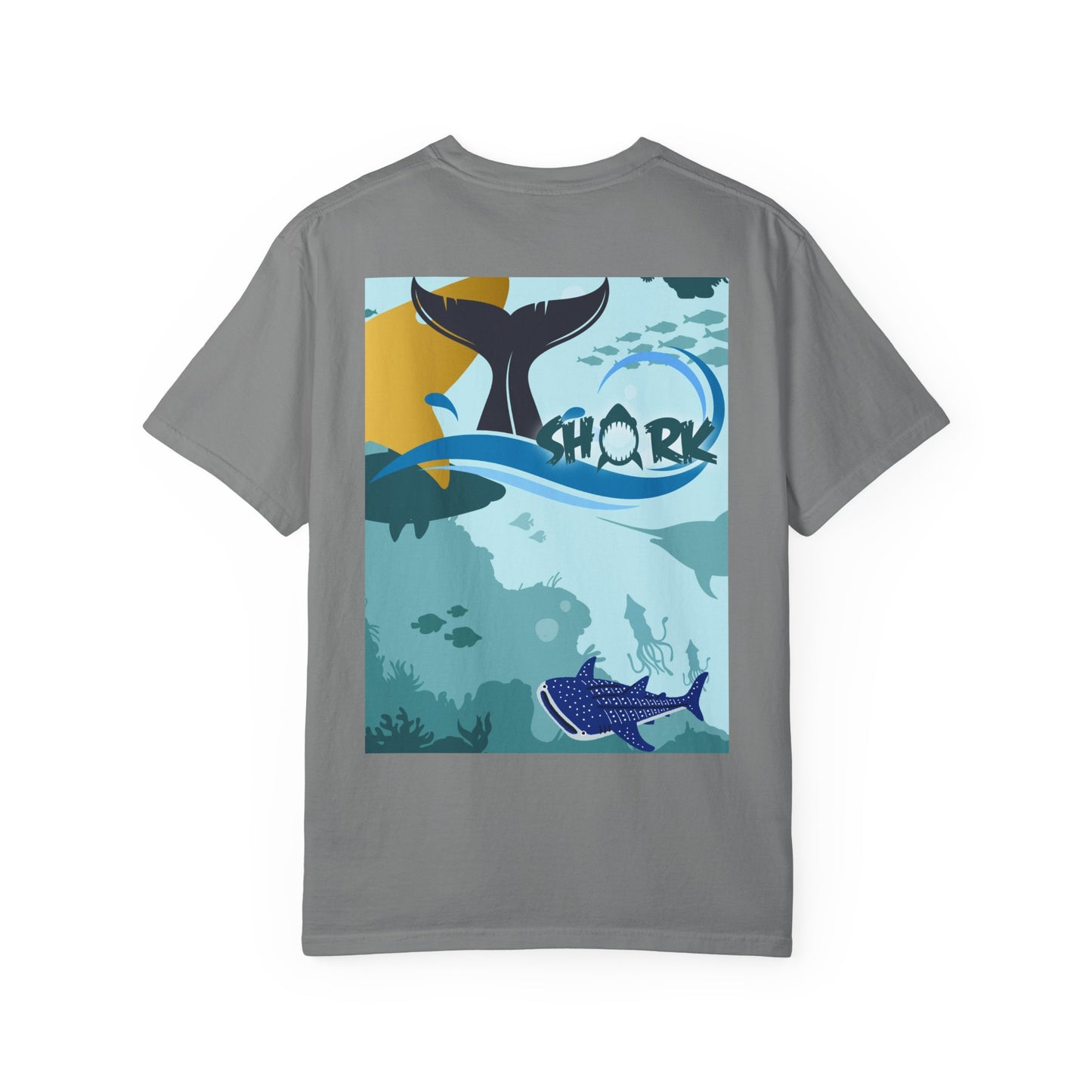 Shark Graphic T-Shirt — 'Shark' Ocean Illustration Tee