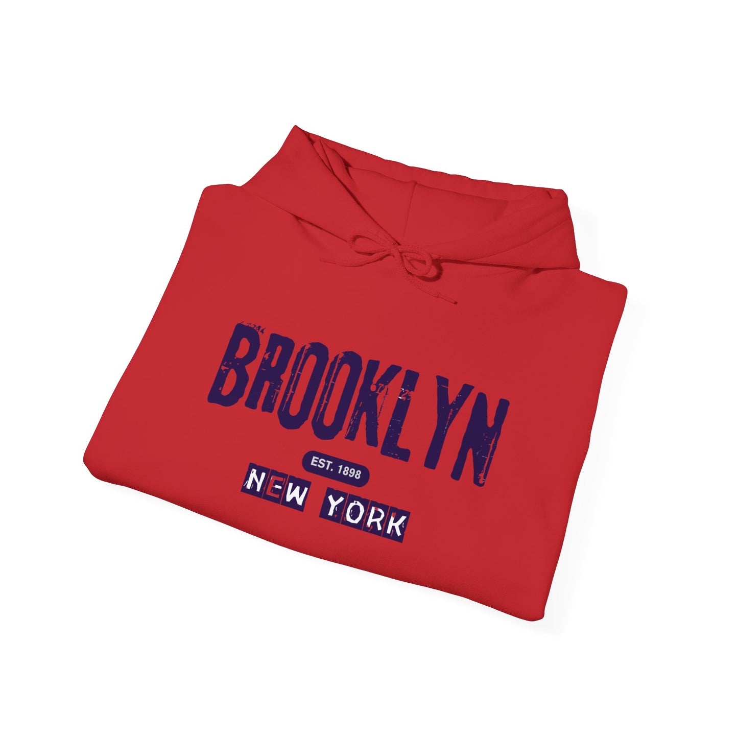 Brooklyn NY Vintage Logo Hoodie — New York City Streetwear Pullover