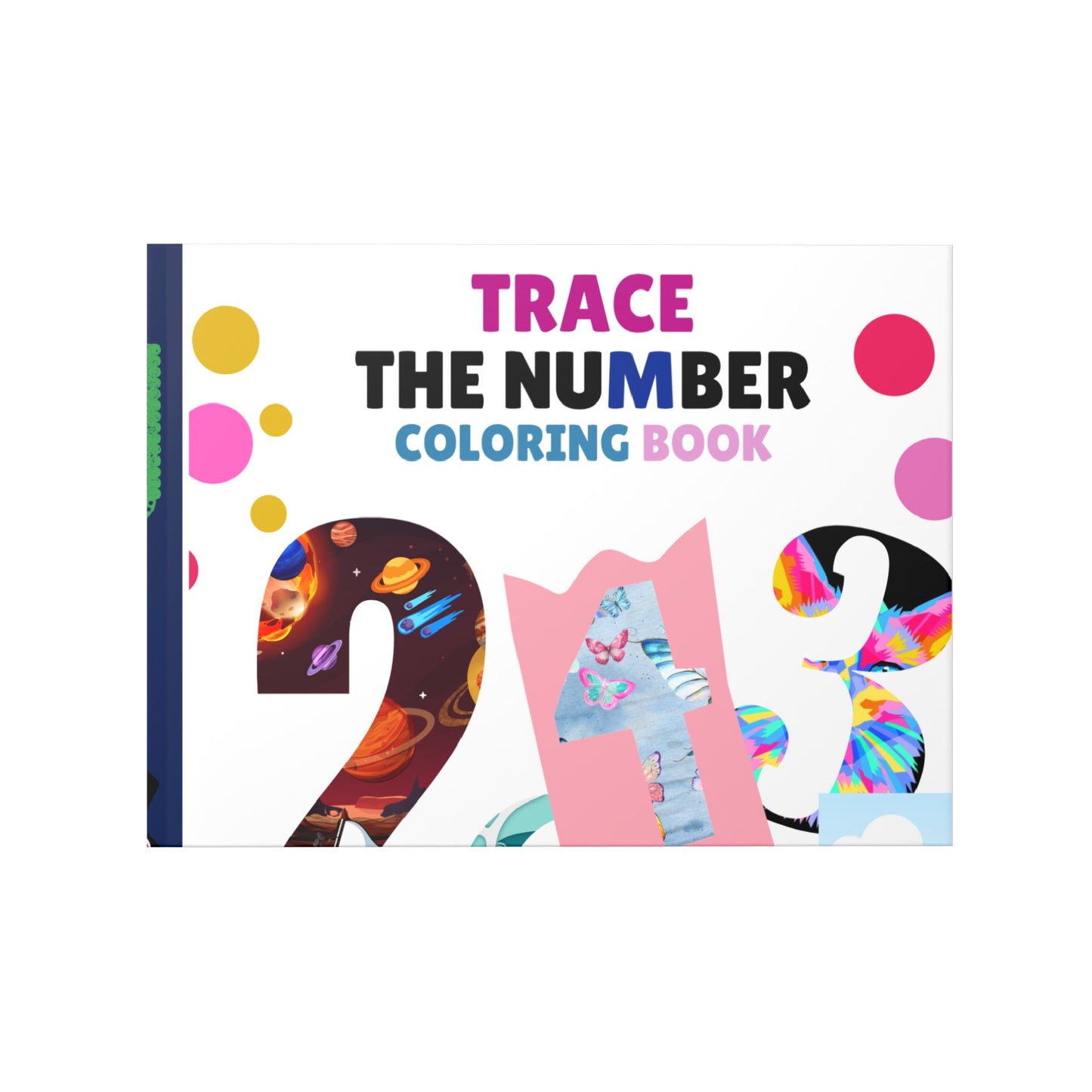 Number Learning Hardcover Coloring Book — Number Learning Activity Book for Kids
