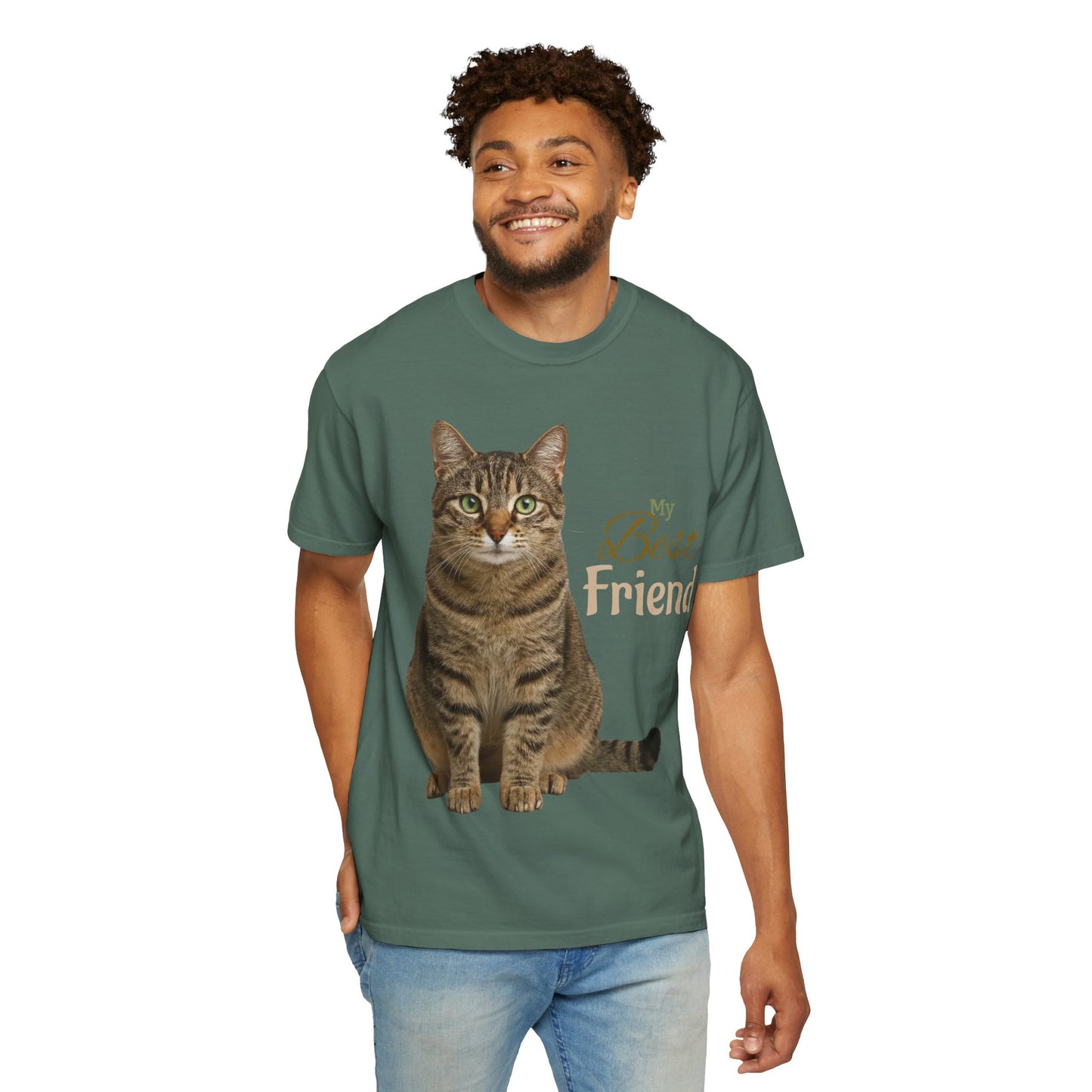 Pet Custom Image and Name Cat, Dog etc “My Best Friend” T-Shirt